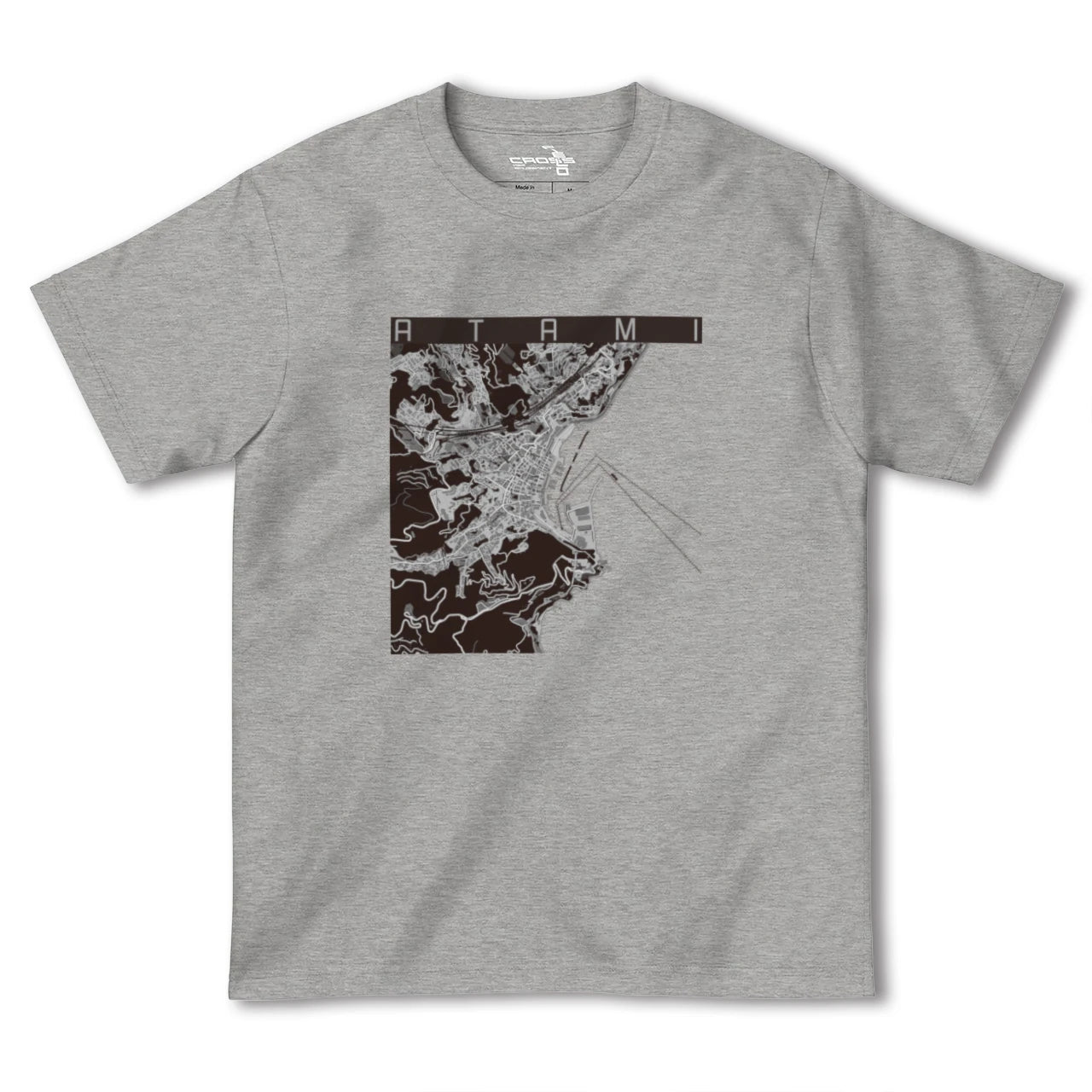 【熱海(静岡県)】地図柄ヘビーウェイトTシャツ