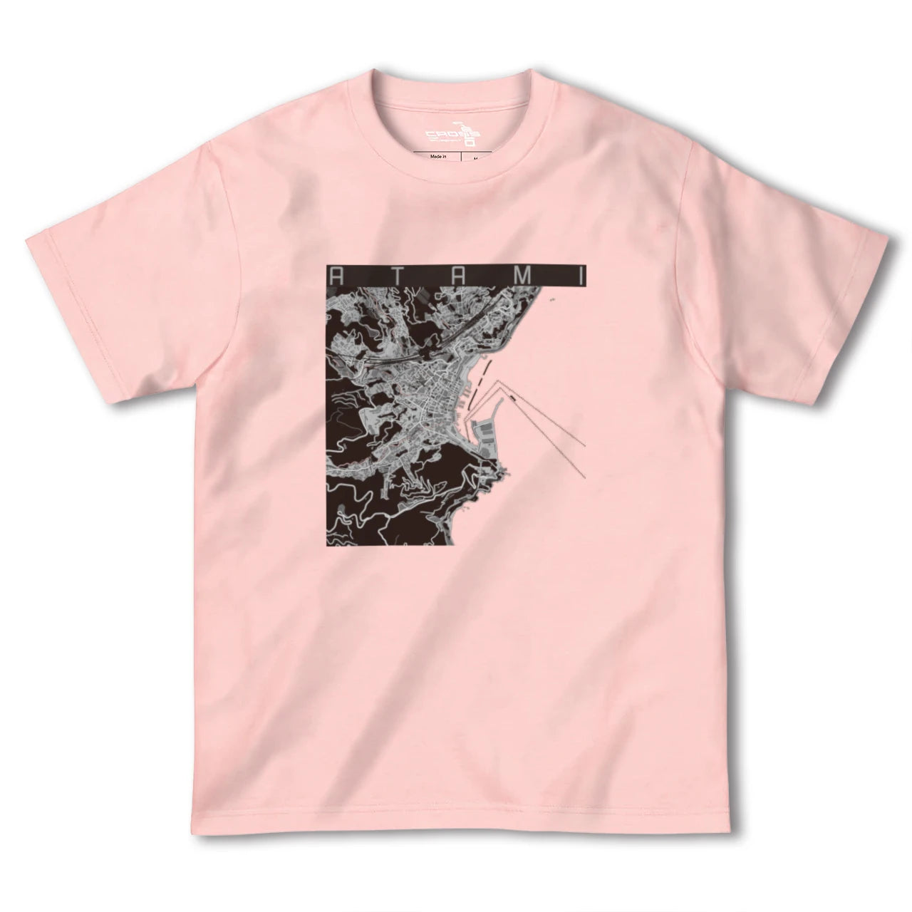 【熱海(静岡県)】地図柄ヘビーウェイトTシャツ