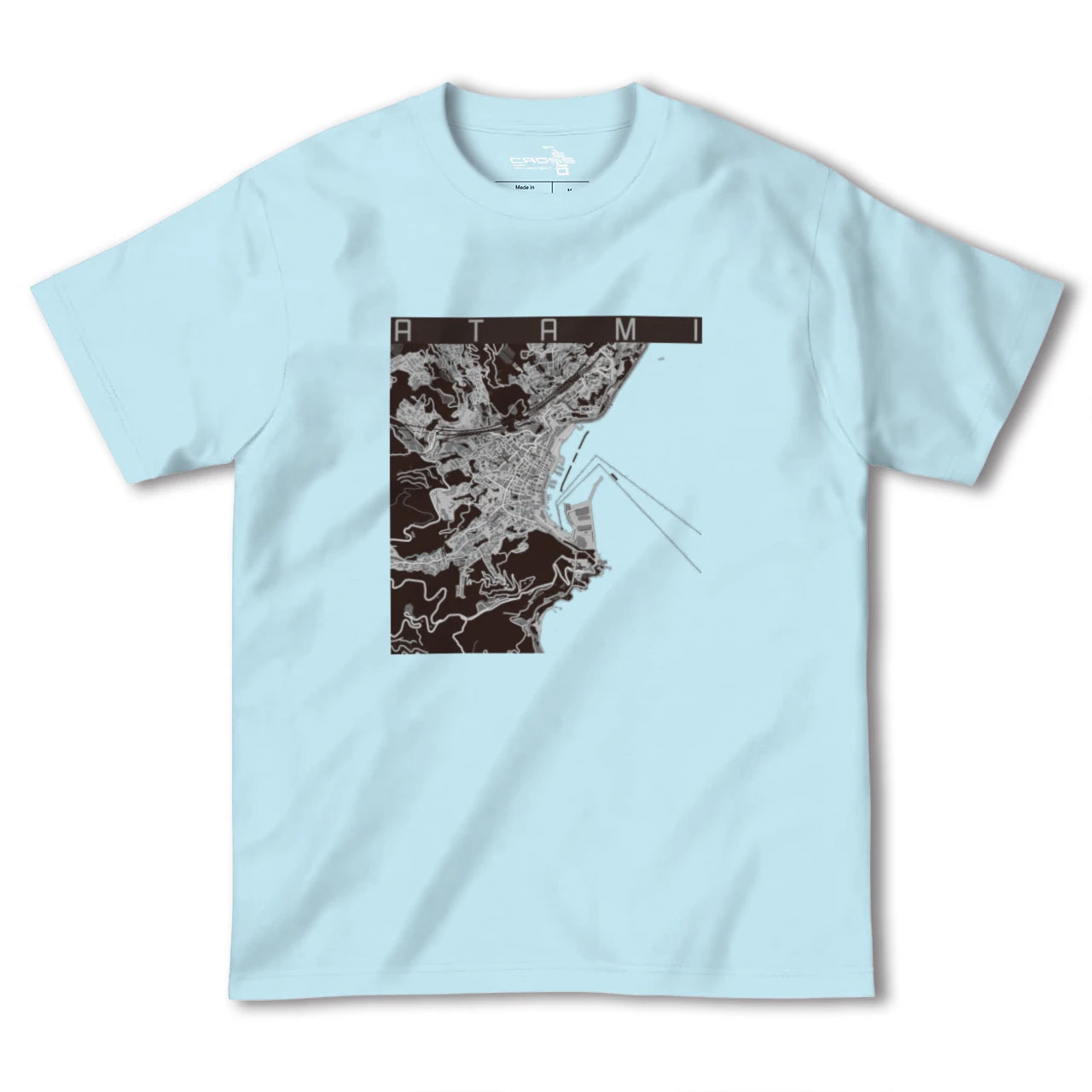 【熱海(静岡県)】地図柄ヘビーウェイトTシャツ