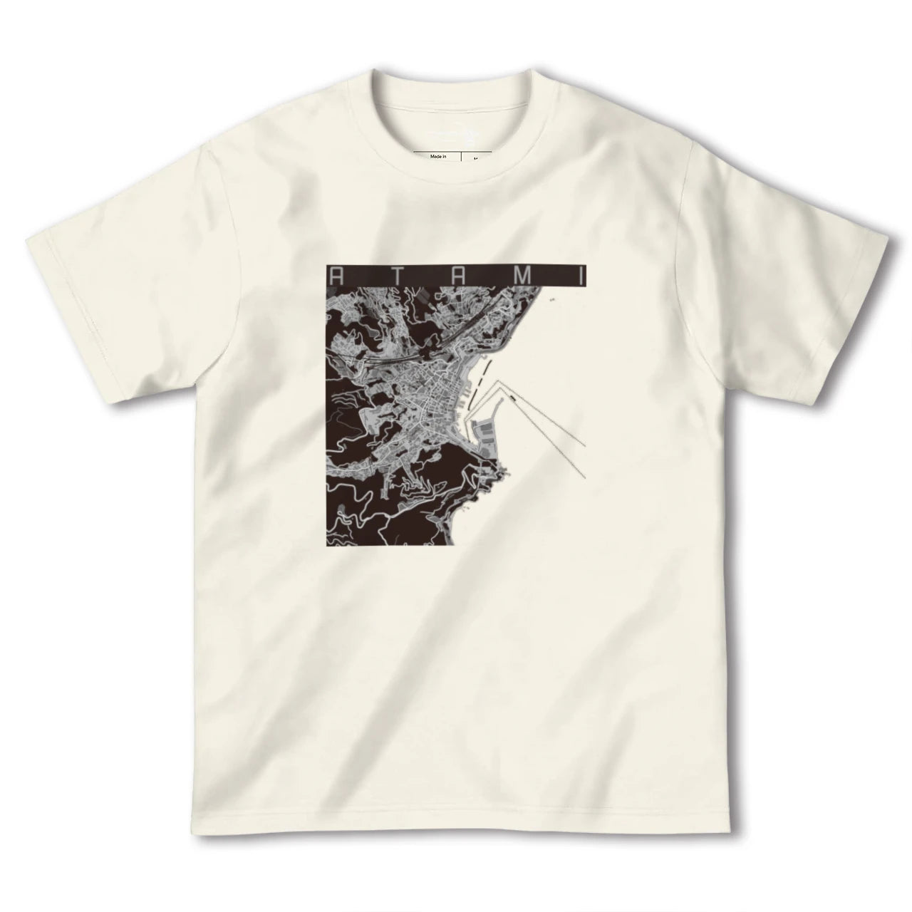 【熱海(静岡県)】地図柄ヘビーウェイトTシャツ