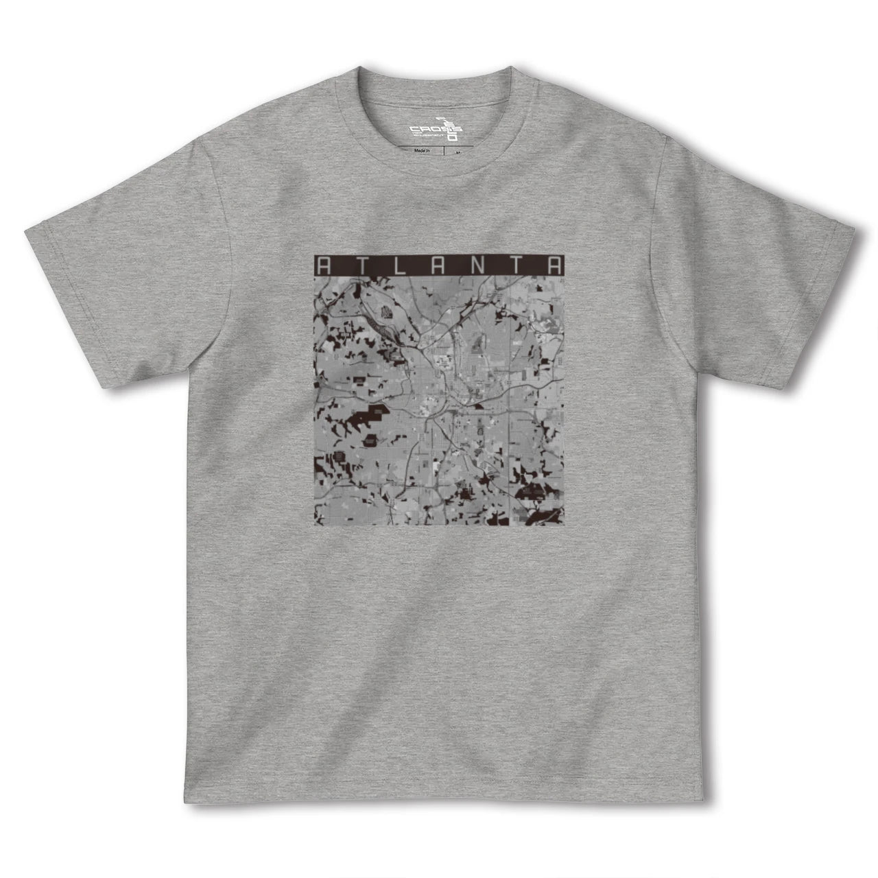 【アトランタ(アメリカ)】地図柄ヘビーウェイトTシャツ