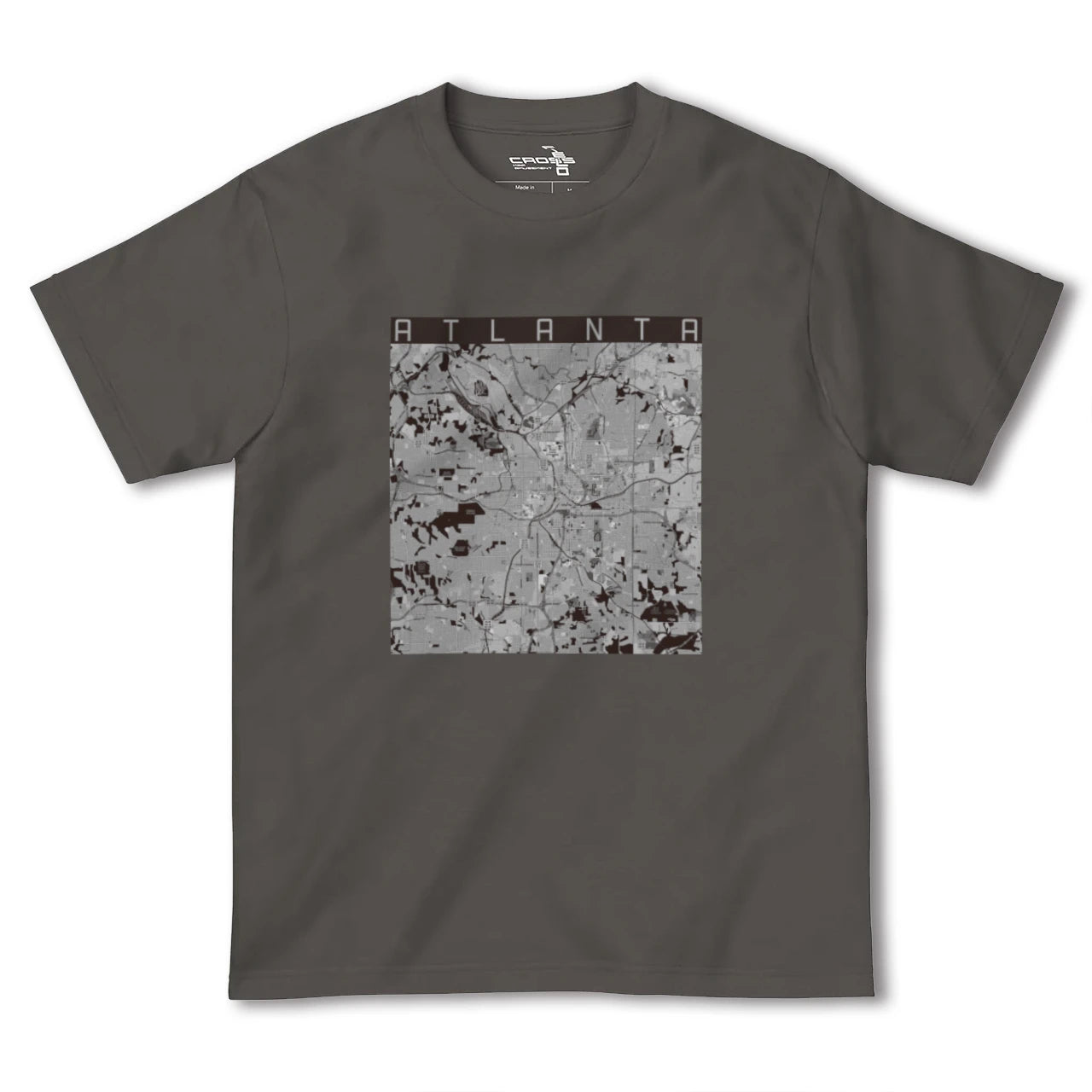 【アトランタ(アメリカ)】地図柄ヘビーウェイトTシャツ