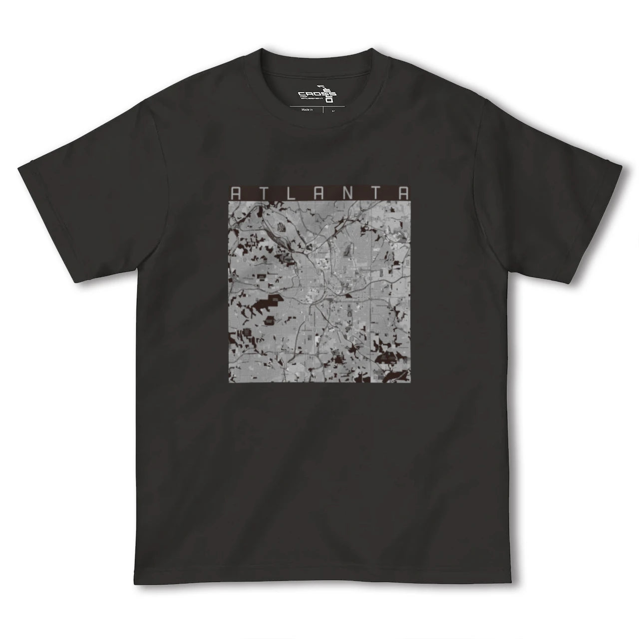 【アトランタ(アメリカ)】地図柄ヘビーウェイトTシャツ