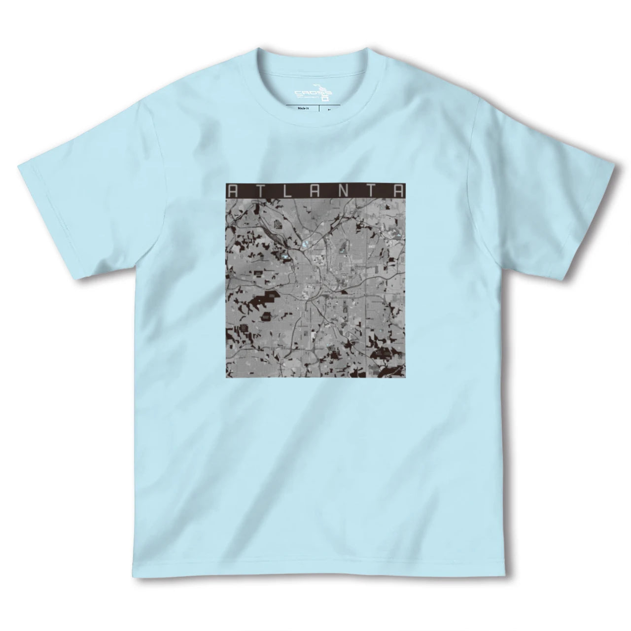 【アトランタ(アメリカ)】地図柄ヘビーウェイトTシャツ