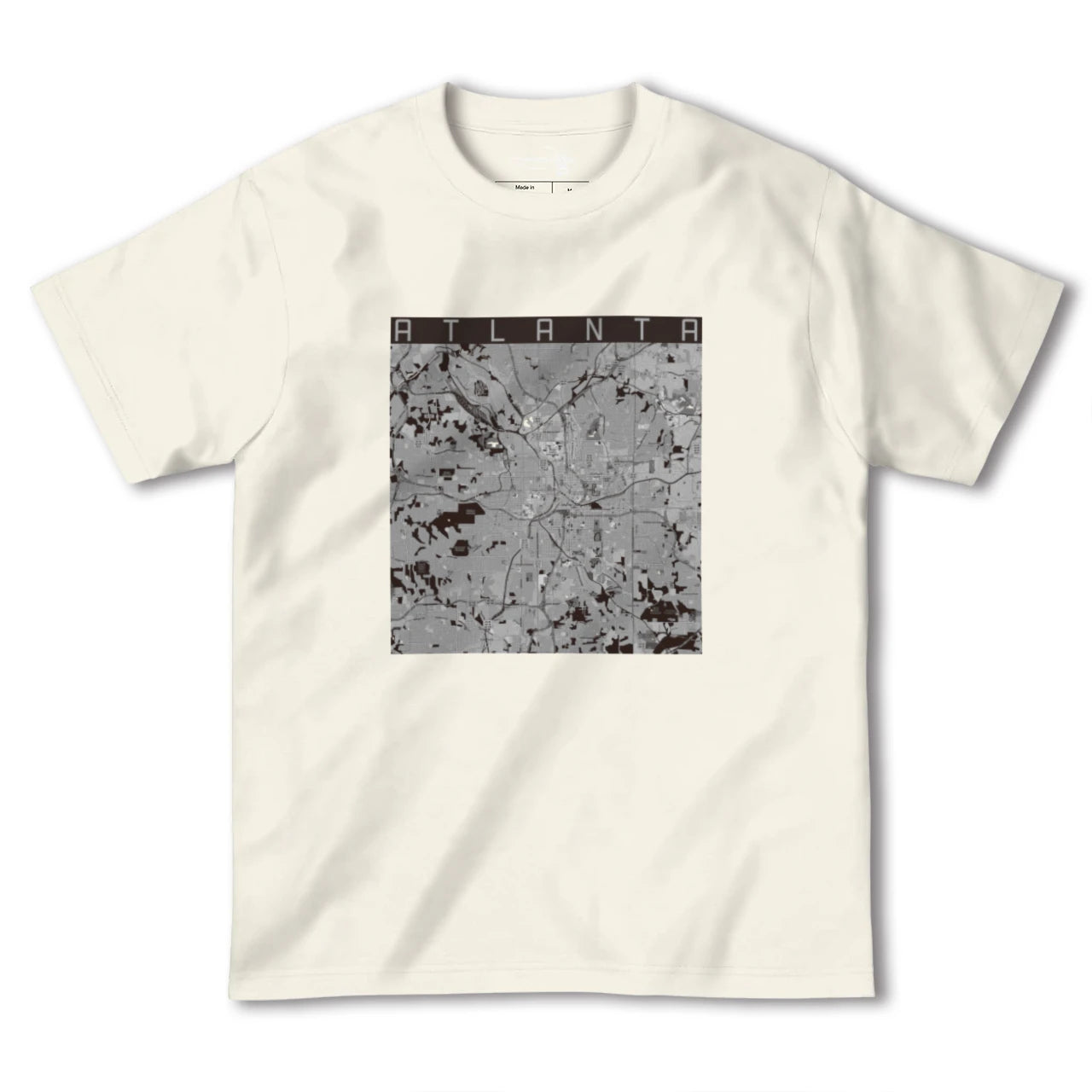 【アトランタ(アメリカ)】地図柄ヘビーウェイトTシャツ