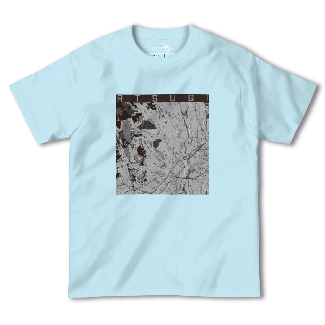 【厚木(神奈川県)】地図柄ヘビーウェイトTシャツ