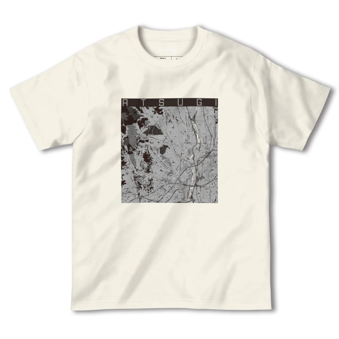 【厚木(神奈川県)】地図柄ヘビーウェイトTシャツ