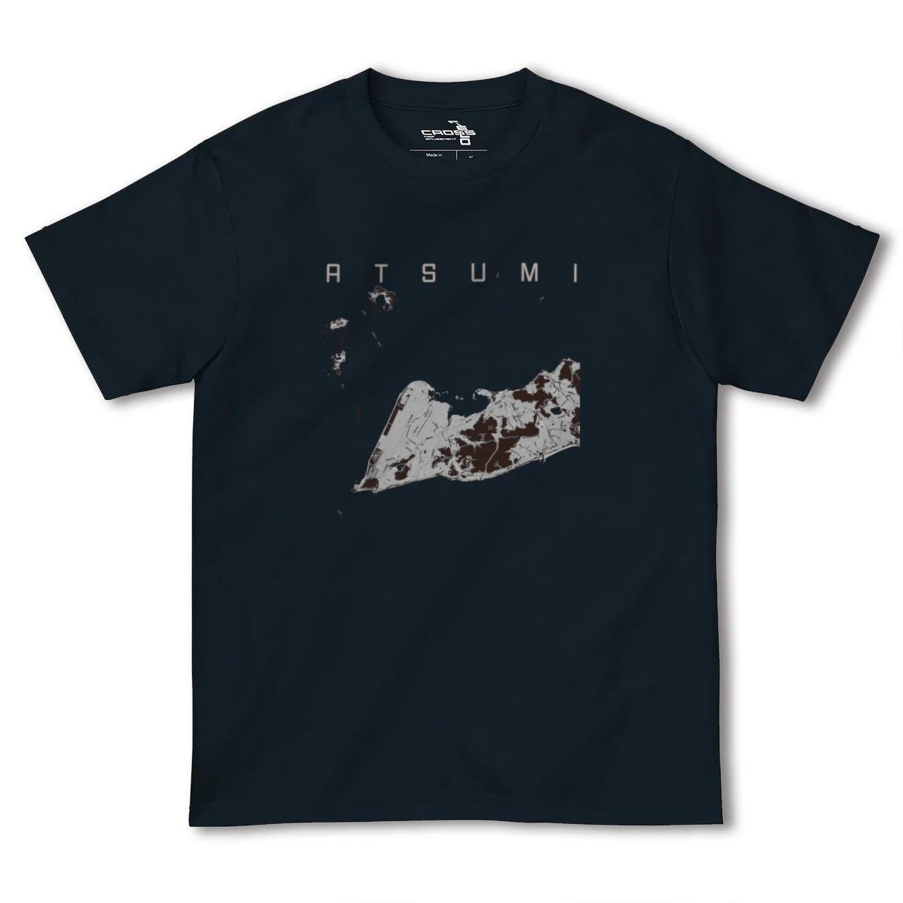 【渥美(愛知県)】地図柄ヘビーウェイトTシャツ
