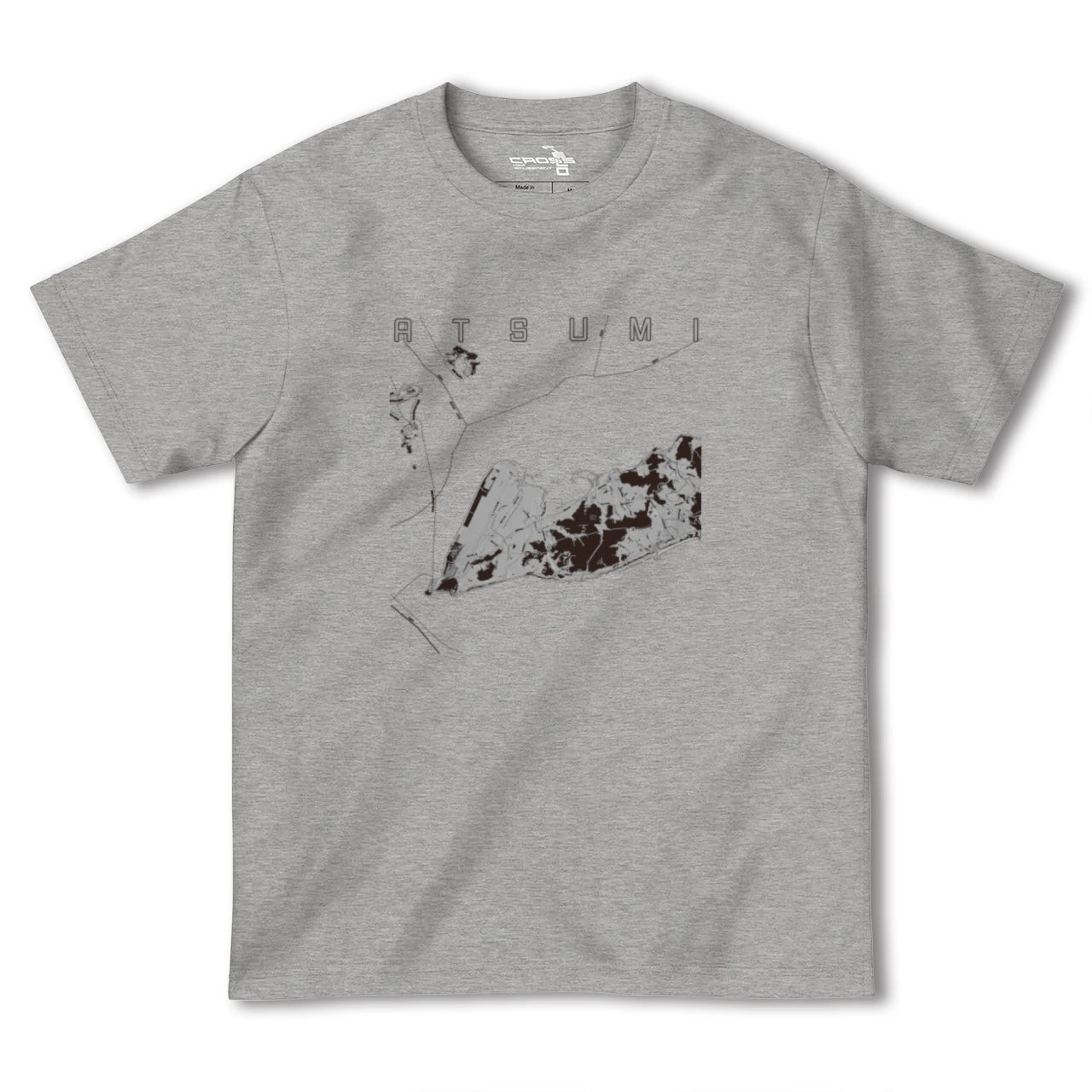 【渥美(愛知県)】地図柄ヘビーウェイトTシャツ