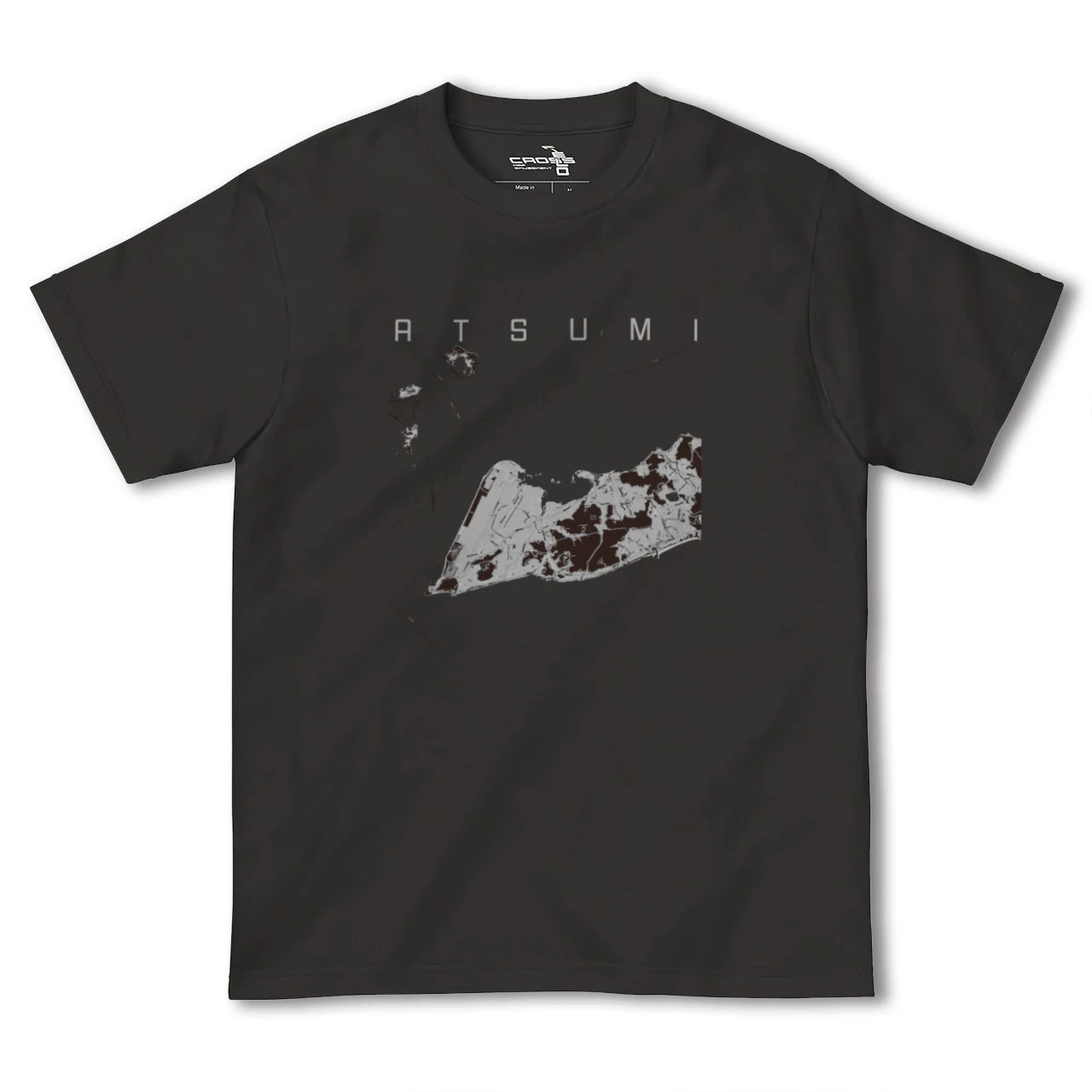 【渥美(愛知県)】地図柄ヘビーウェイトTシャツ
