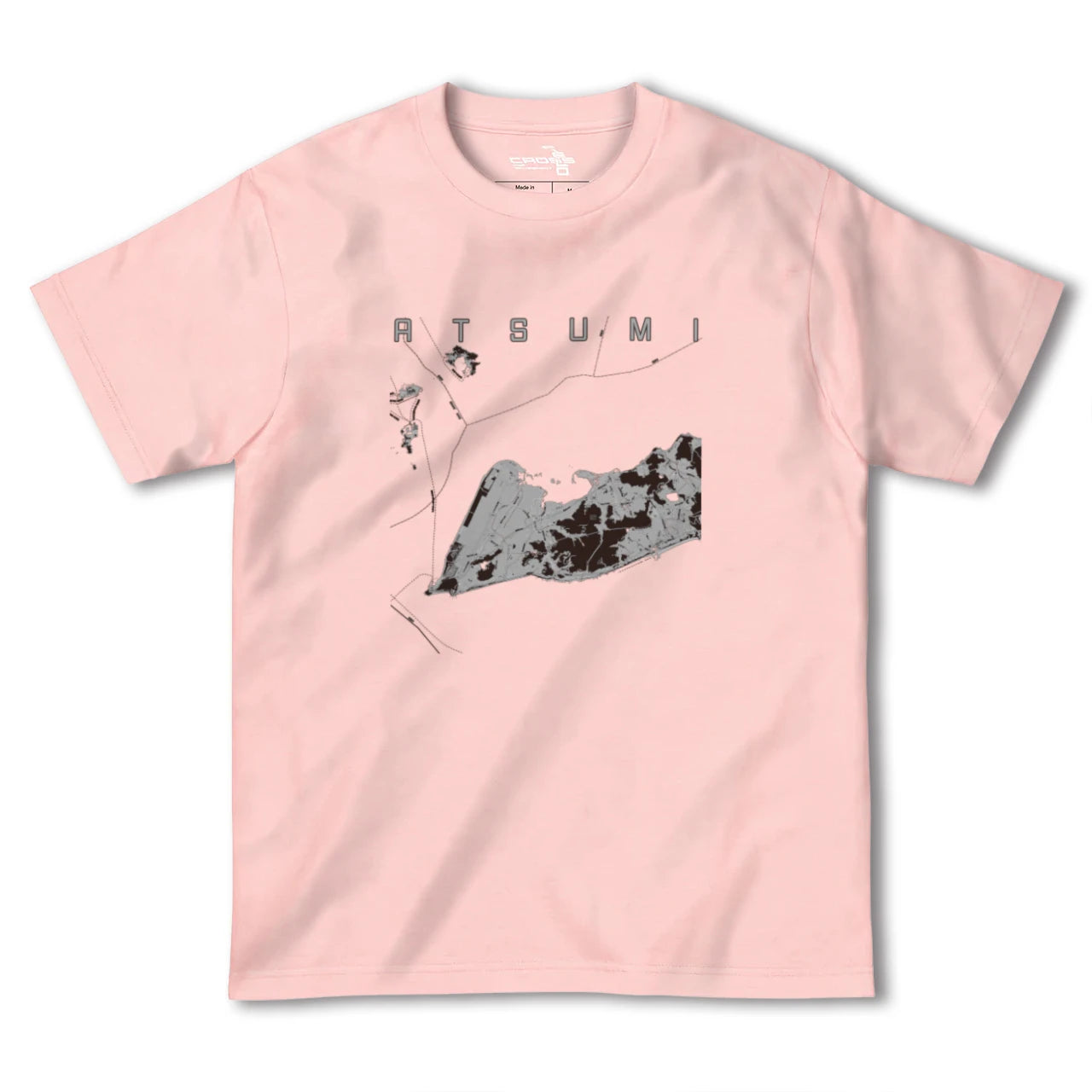 【渥美(愛知県)】地図柄ヘビーウェイトTシャツ