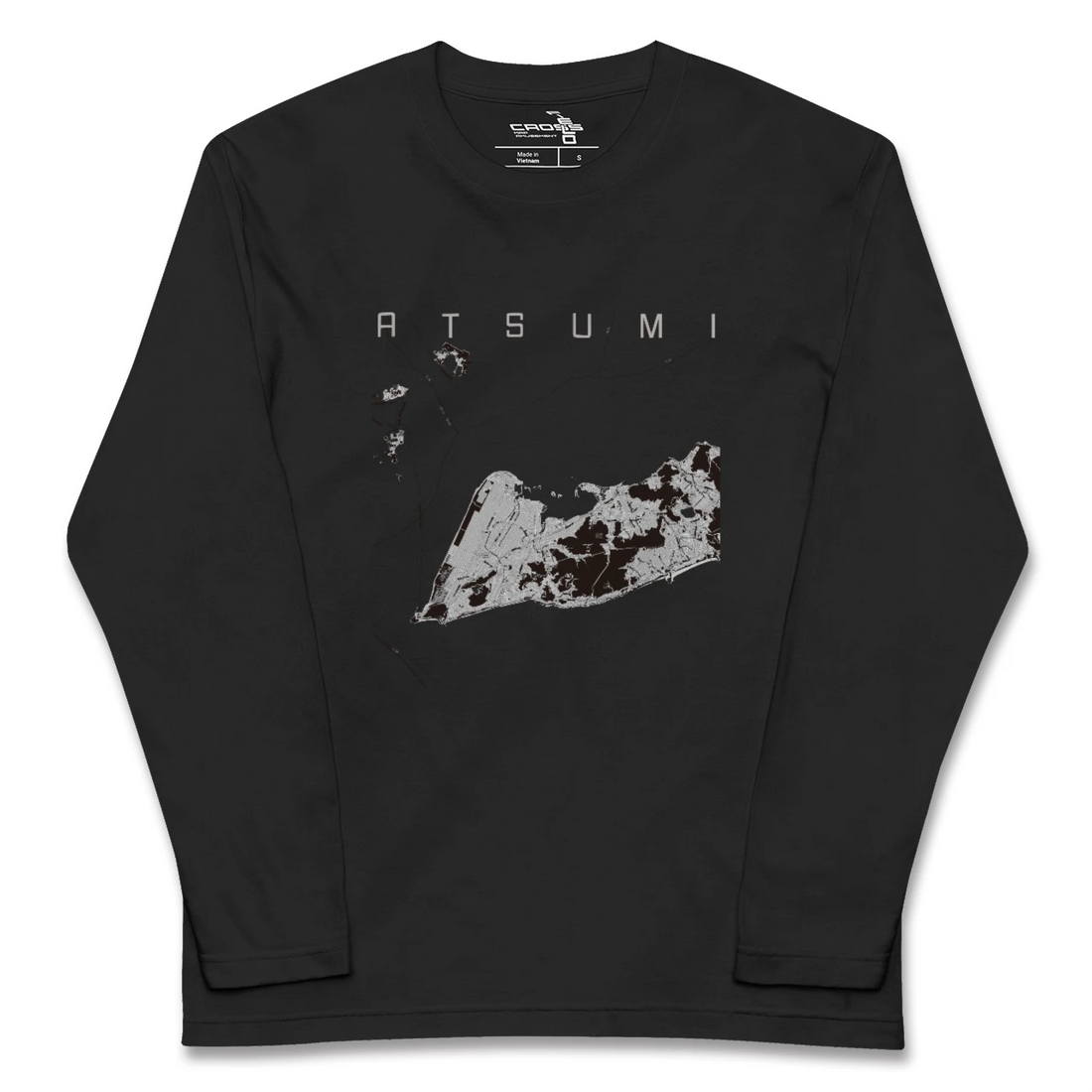 【渥美(愛知県)】地図柄ロングスリーブTシャツ