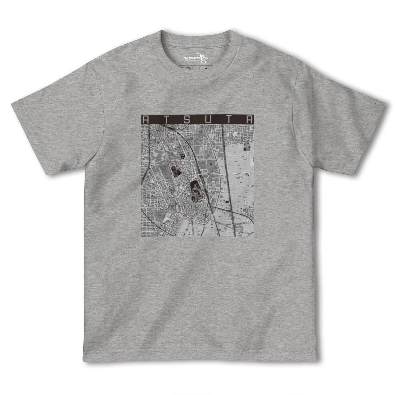 【熱田(愛知県)】地図柄ヘビーウェイトTシャツ