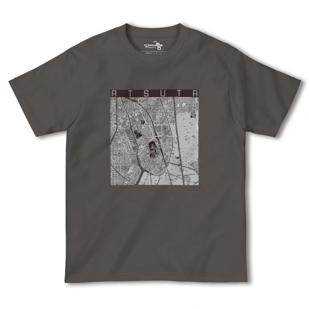 【熱田(愛知県)】地図柄ヘビーウェイトTシャツ