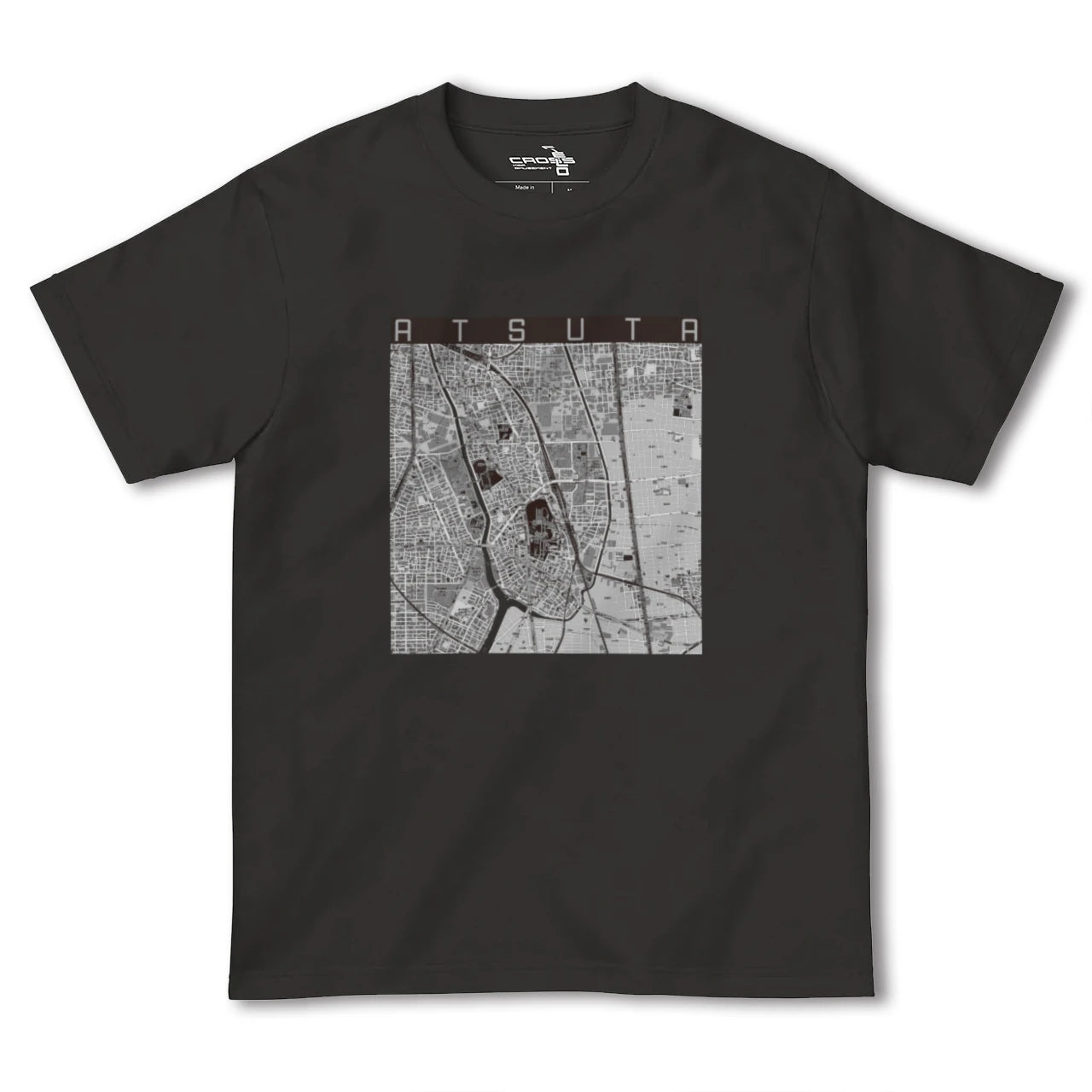 【熱田(愛知県)】地図柄ヘビーウェイトTシャツ