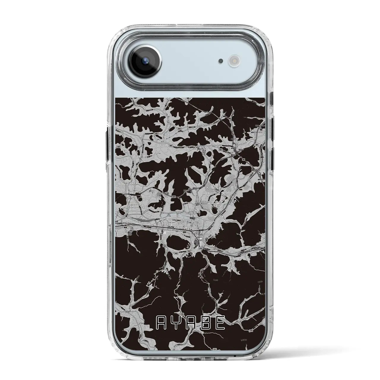 【綾部(京都府)】地図柄iPhoneケース(MagSafeタイプ)