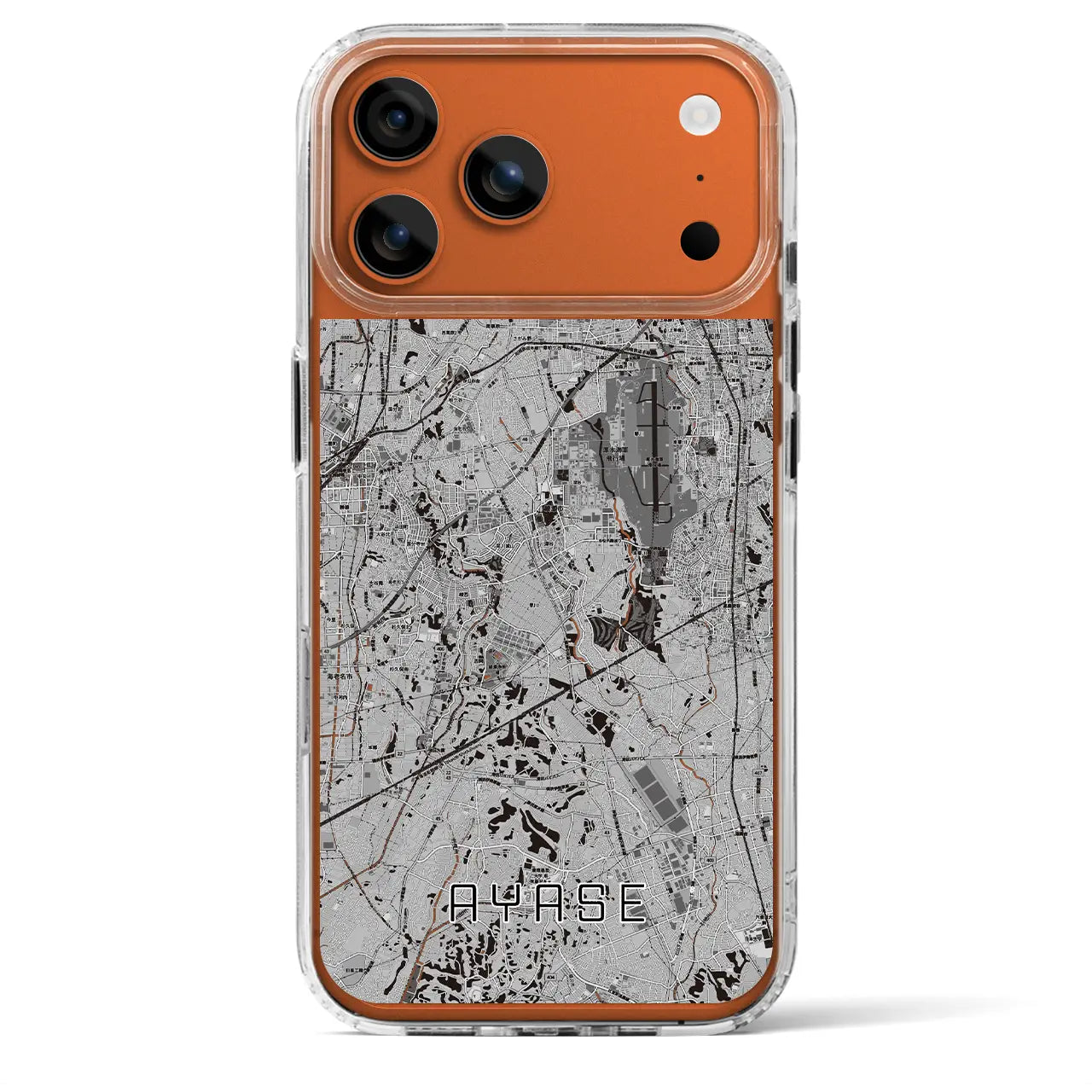 【綾瀬(神奈川県)】地図柄iPhoneケース(MagSafeタイプ)