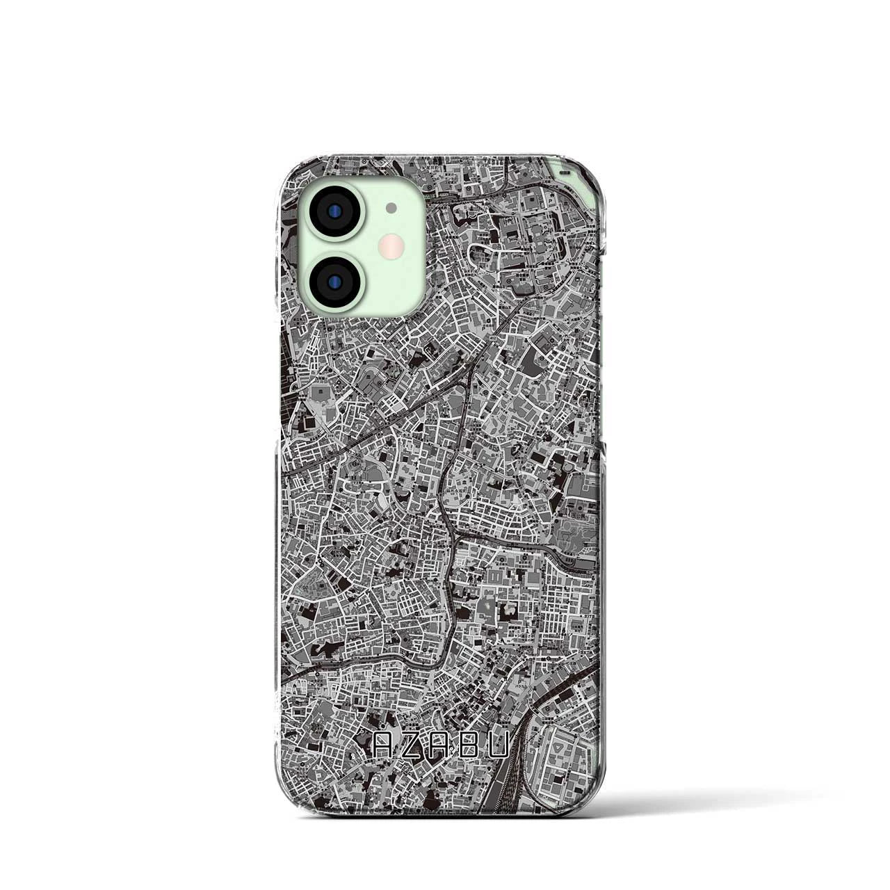 【麻布(東京都)】地図柄iPhoneケース(クリアタイプ)