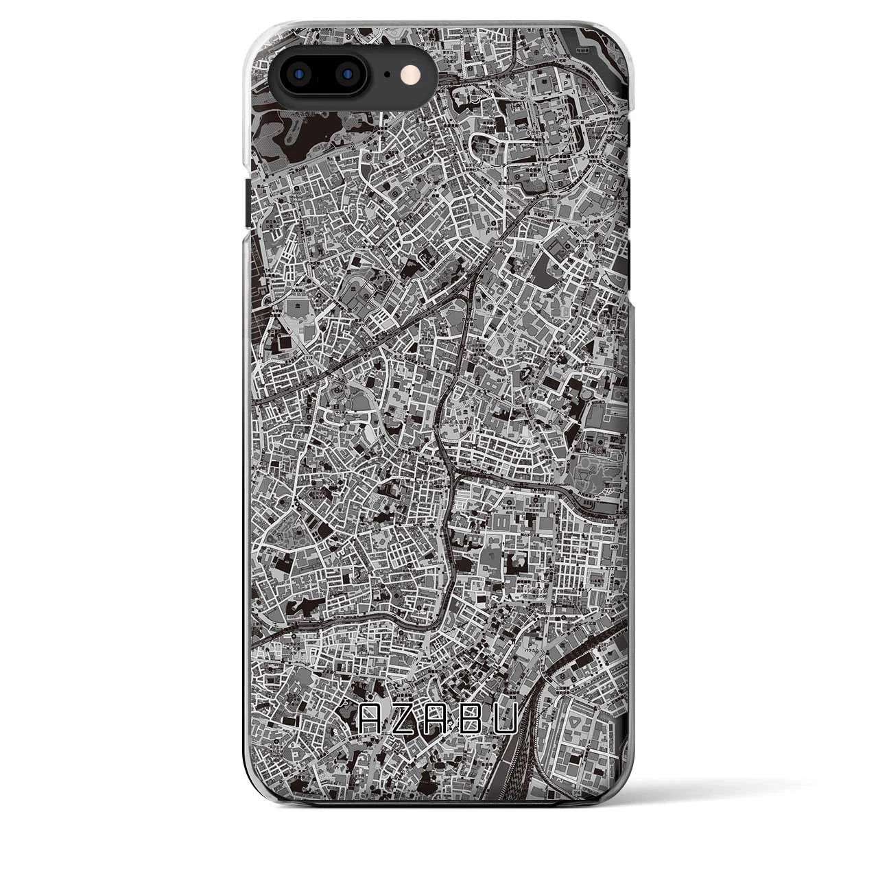 【麻布(東京都)】地図柄iPhoneケース(クリアタイプ)