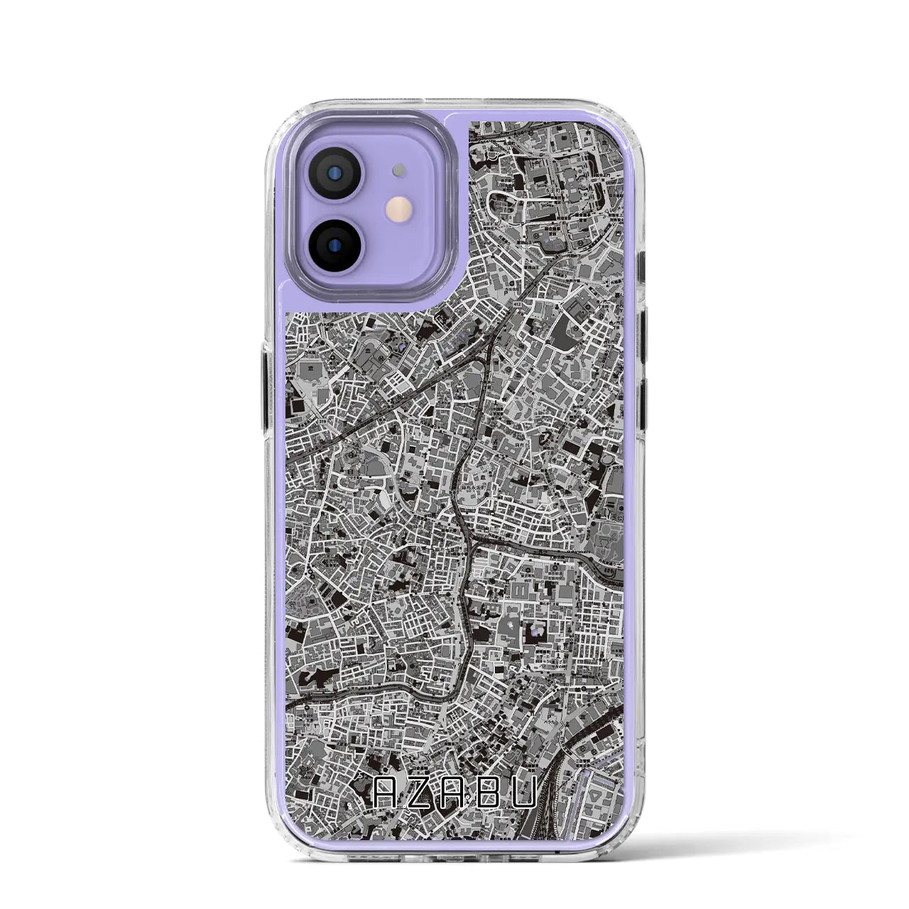 【麻布(東京都)】地図柄iPhoneケース(MagSafeタイプ)