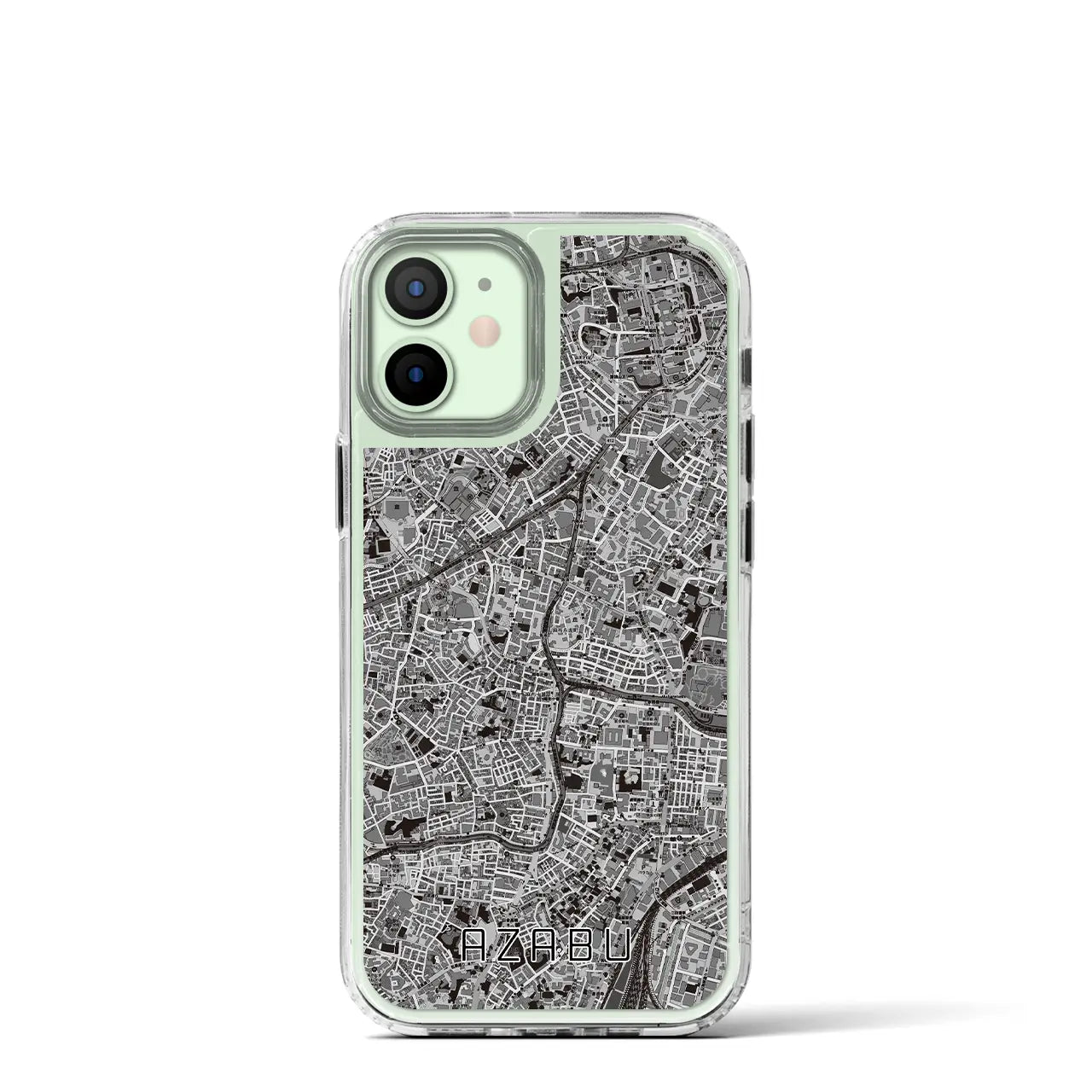 【麻布(東京都)】地図柄iPhoneケース(MagSafeタイプ)