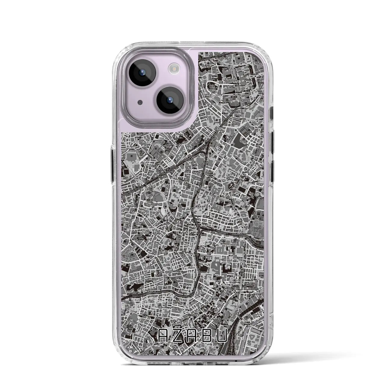 【麻布(東京都)】地図柄iPhoneケース(MagSafeタイプ)