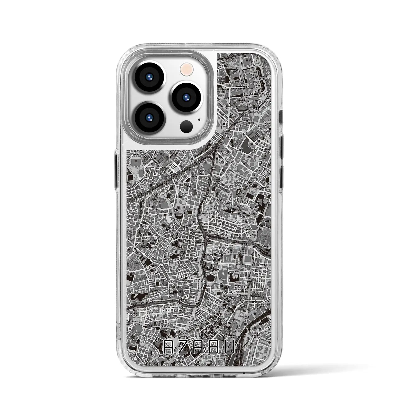 【麻布(東京都)】地図柄iPhoneケース(MagSafeタイプ)