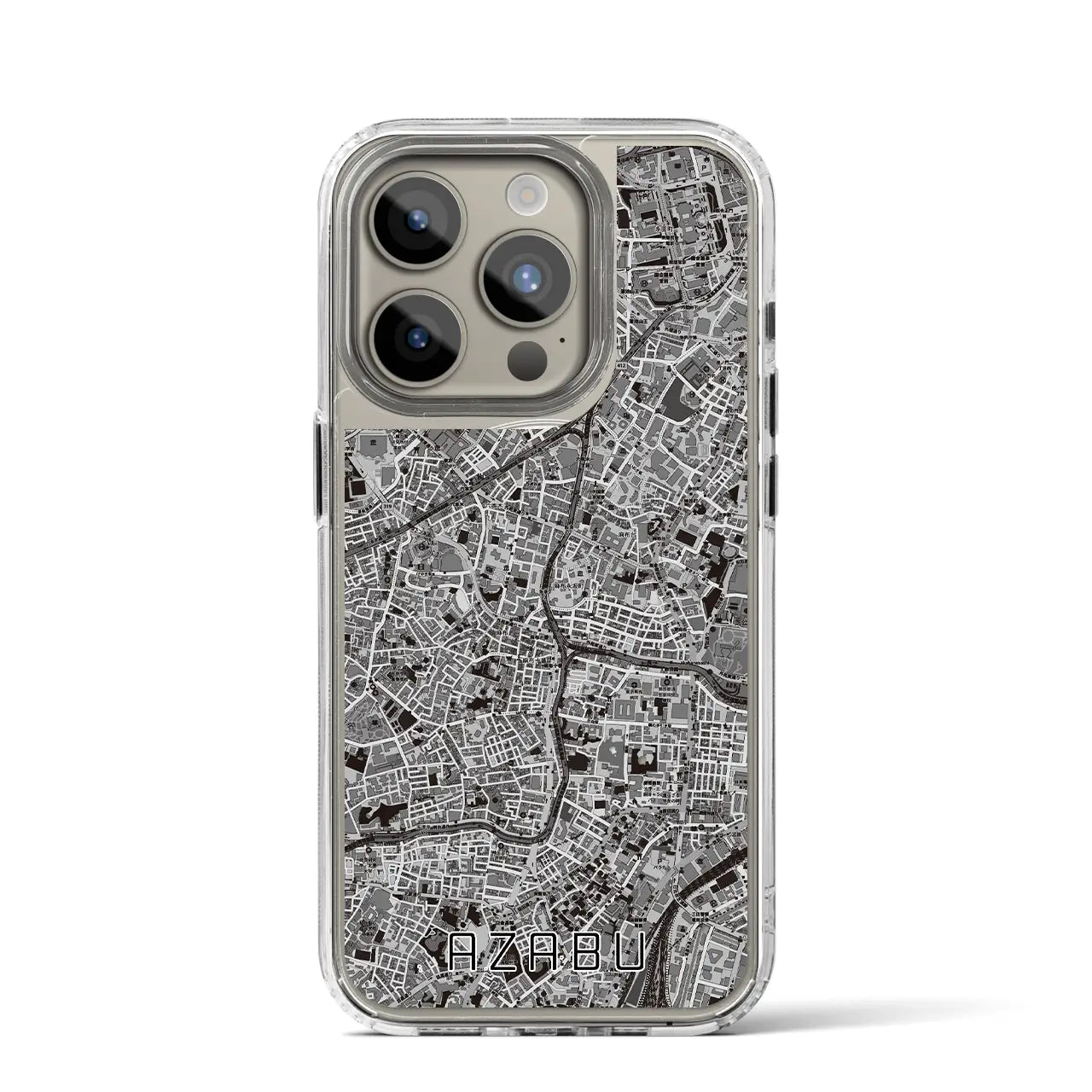 【麻布(東京都)】地図柄iPhoneケース(MagSafeタイプ)