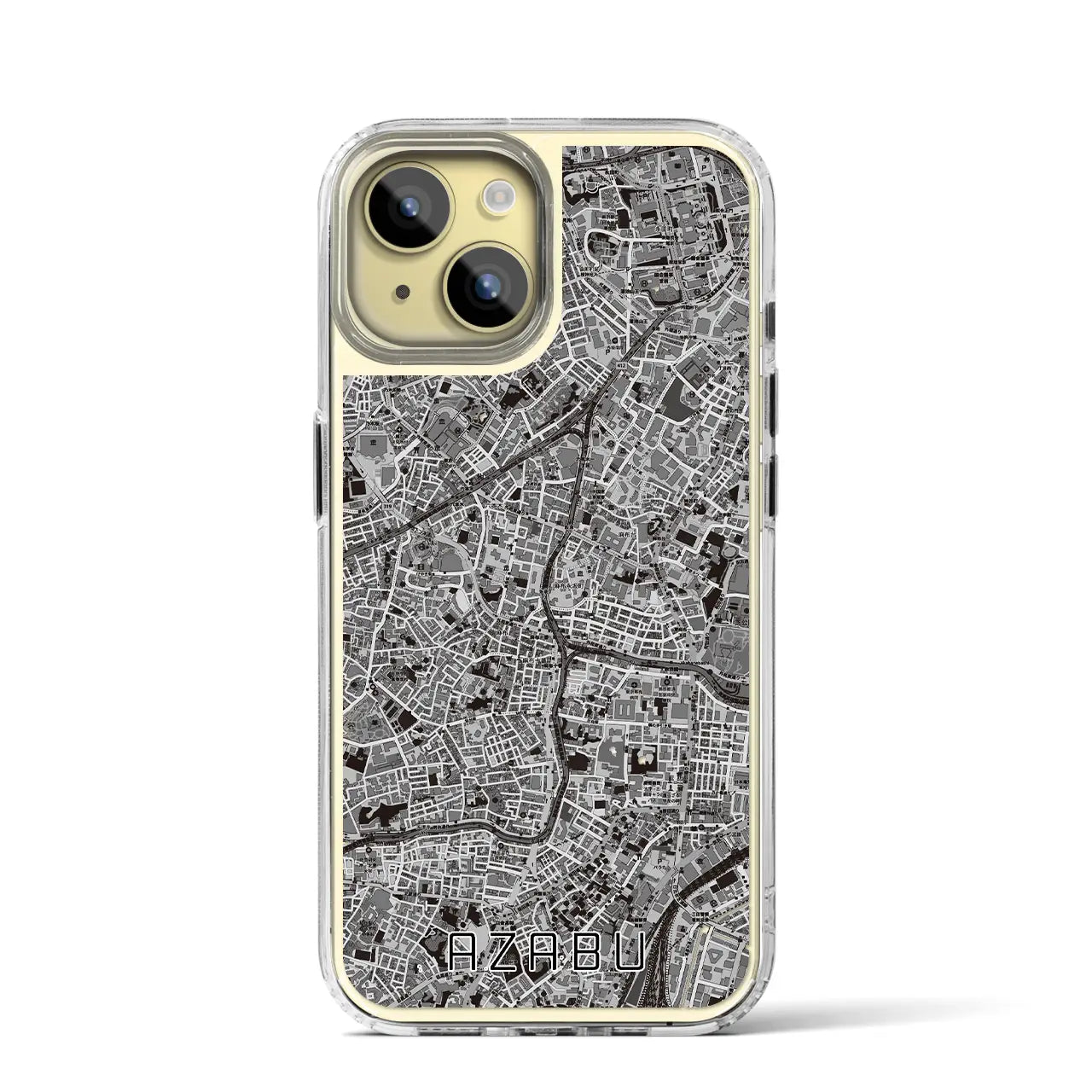 【麻布(東京都)】地図柄iPhoneケース(MagSafeタイプ)