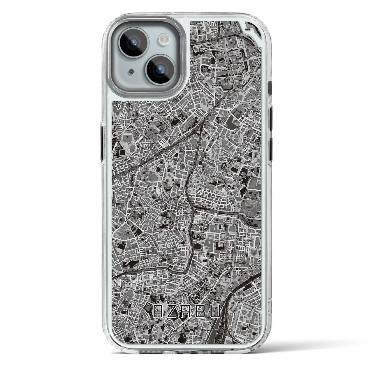 【麻布(東京都)】地図柄iPhoneケース(MagSafeタイプ)