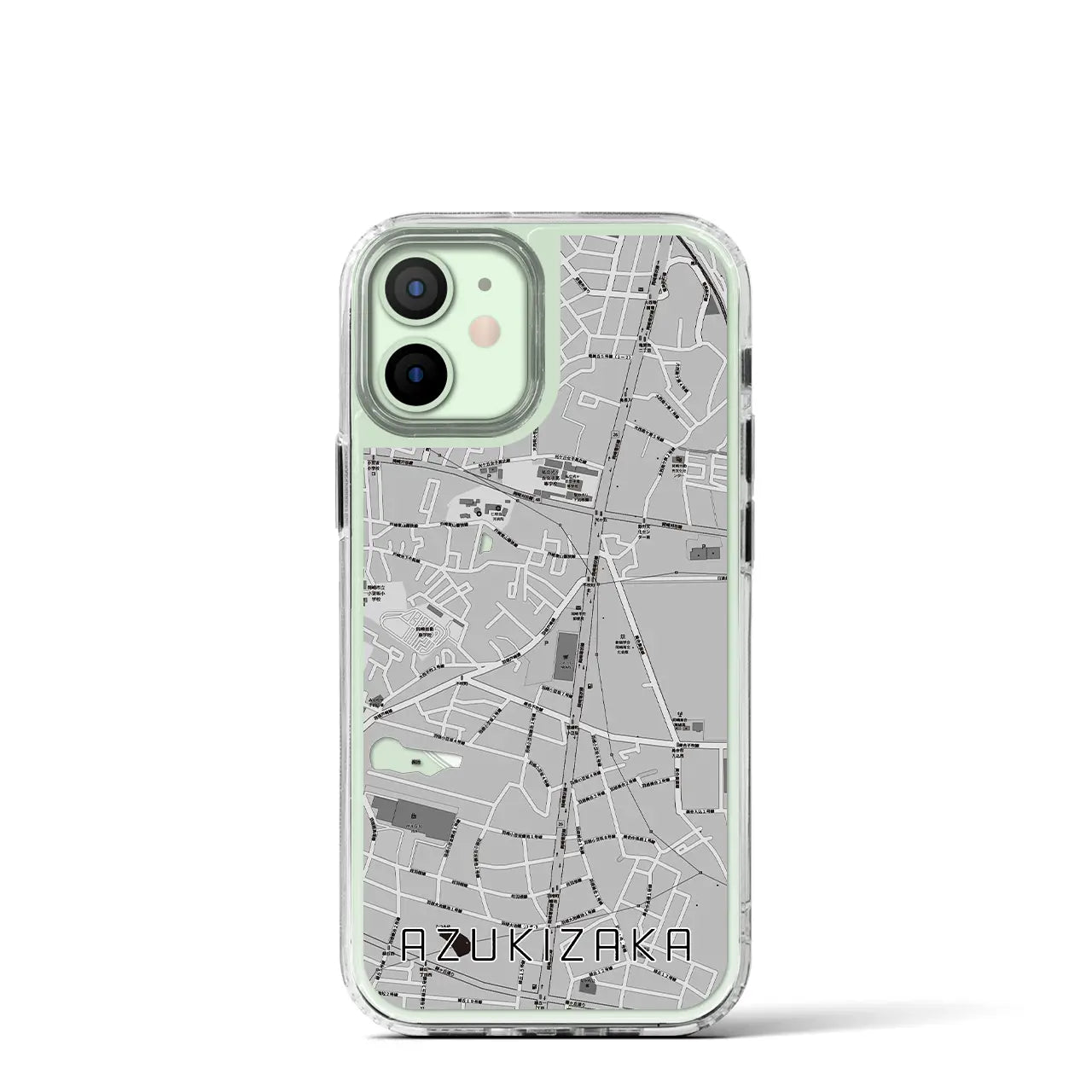 【小豆坂(愛知県)】地図柄iPhoneケース(MagSafeタイプ)