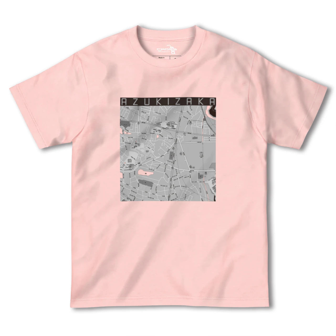 【小豆坂(愛知県)】地図柄ヘビーウェイトTシャツ