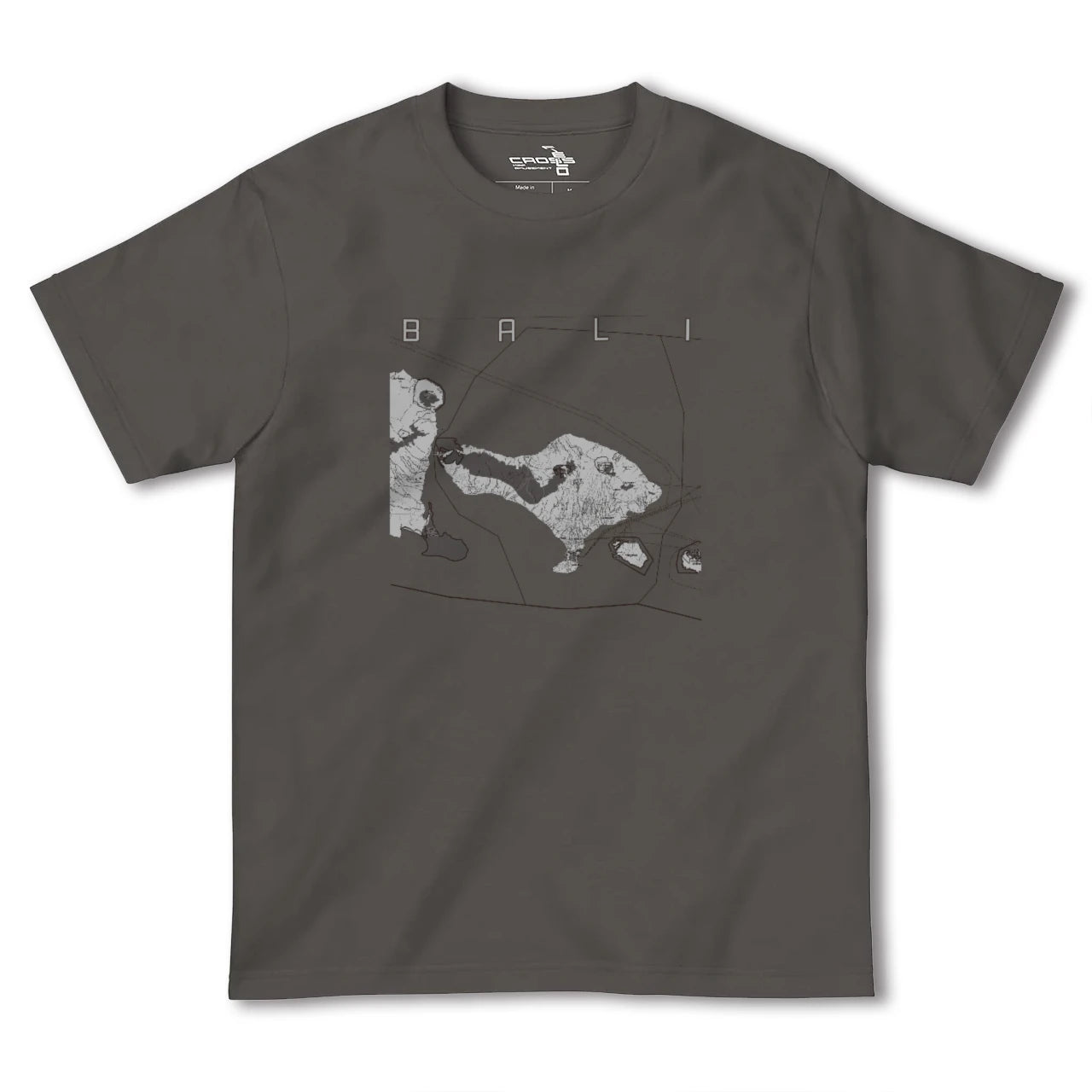 【バリ(インドネシア)】地図柄ヘビーウェイトTシャツ