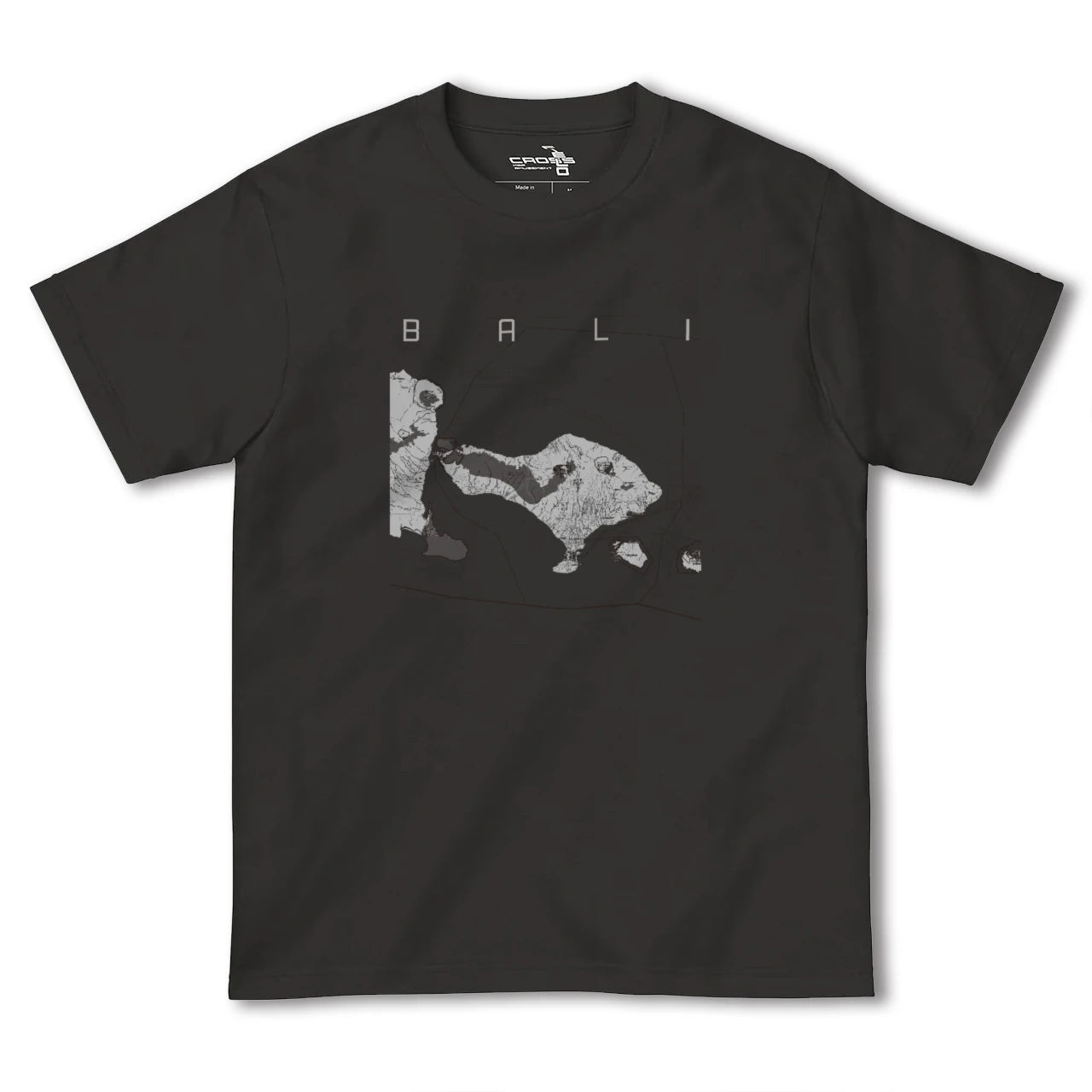 【バリ(インドネシア)】地図柄ヘビーウェイトTシャツ