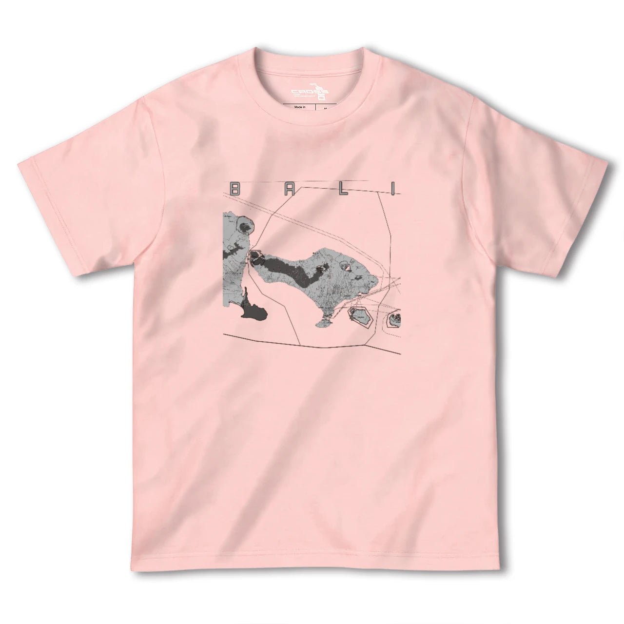 【バリ(インドネシア)】地図柄ヘビーウェイトTシャツ