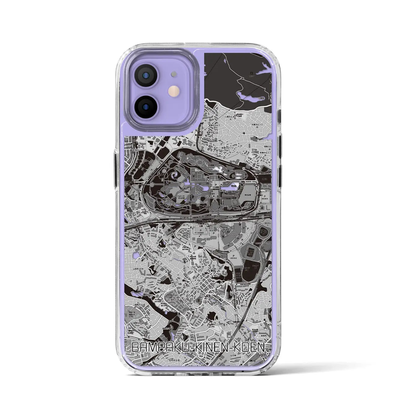 【万博記念公園(大阪府)】地図柄iPhoneケース(MagSafeタイプ)