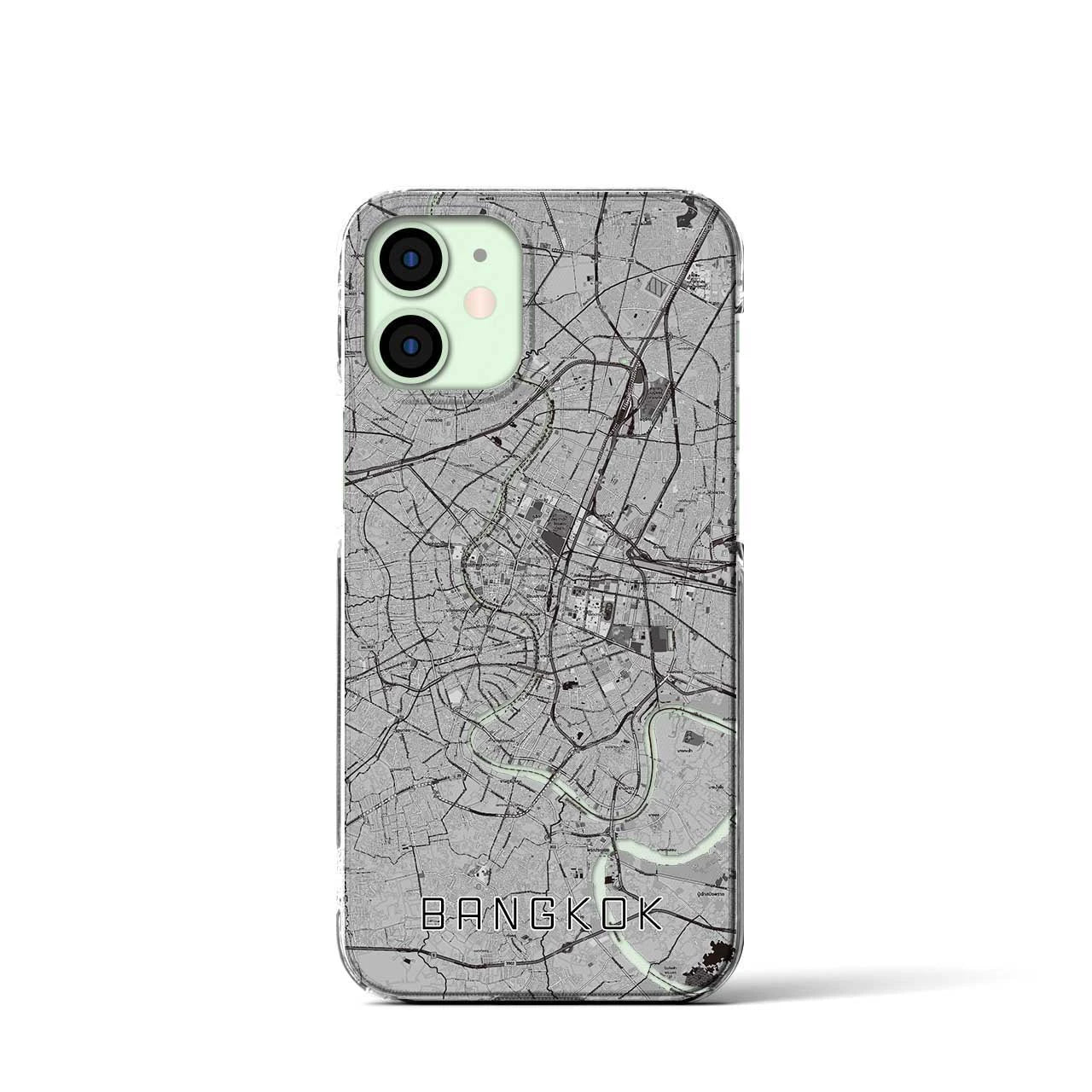 【バンコク(タイ)】地図柄iPhoneケース(クリアタイプ)