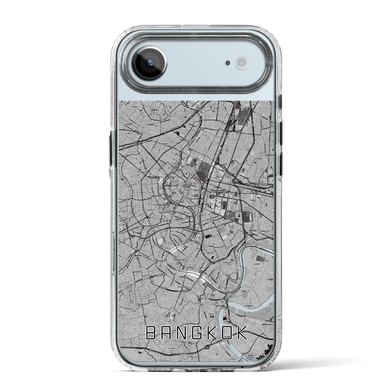 【バンコク(タイ)】地図柄iPhoneケース(MagSafeタイプ)