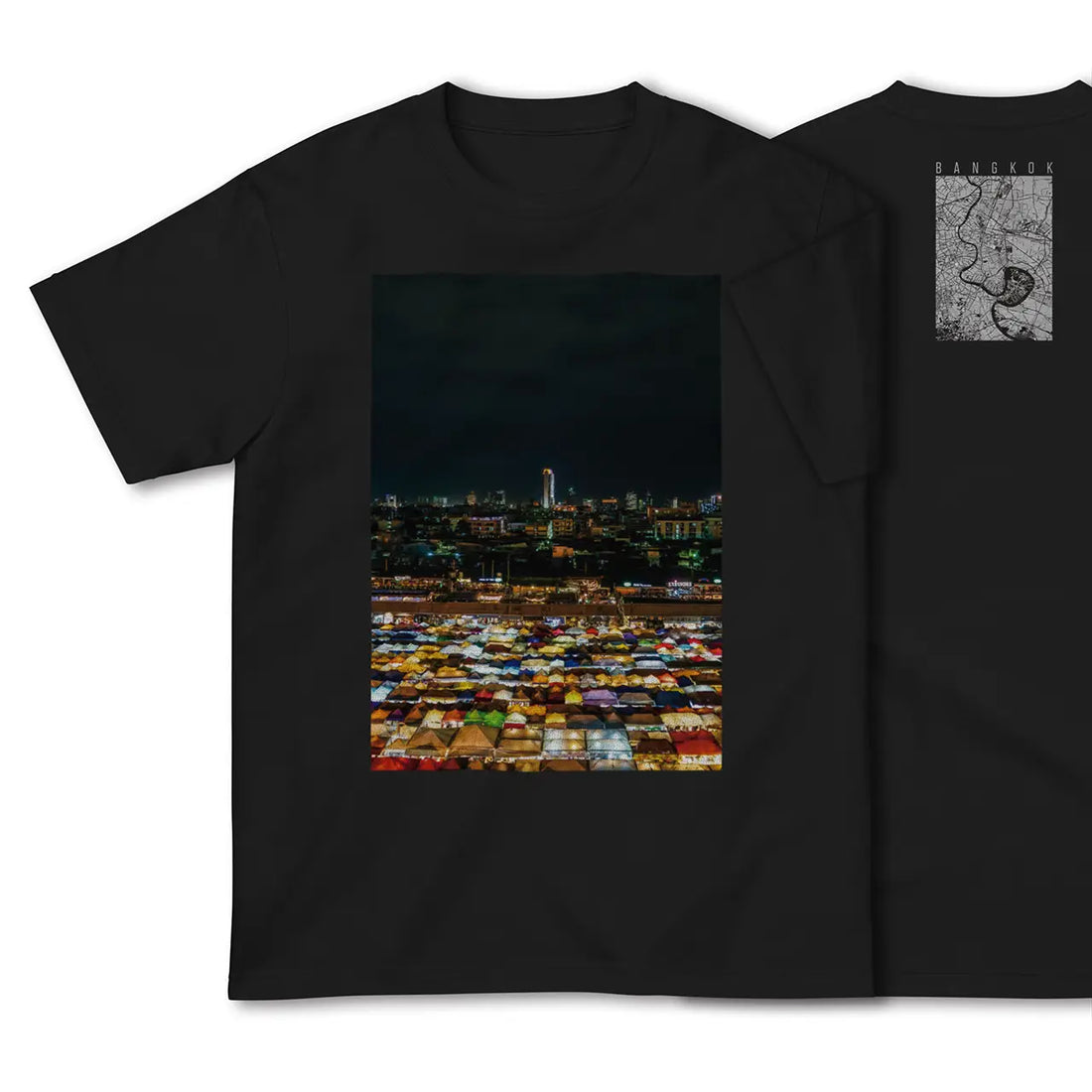 【バンコク(タイ)】Map World ハイクオリティTシャツ