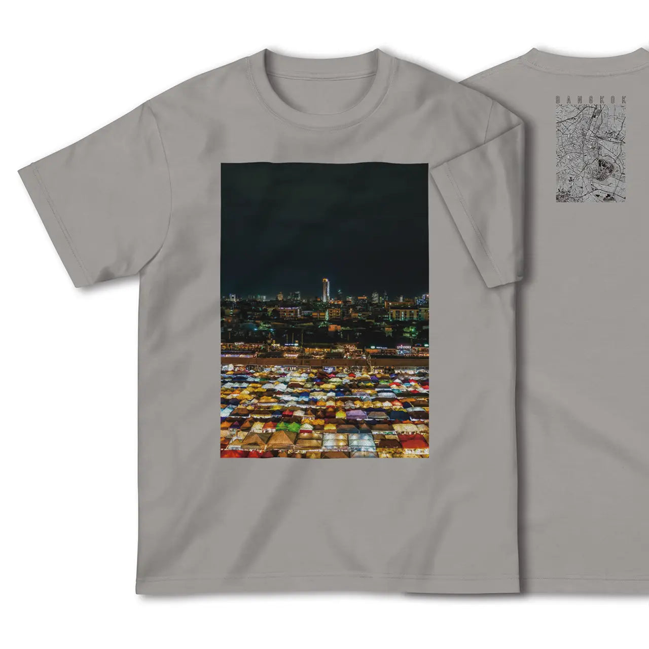 【バンコク(タイ)】Map World ハイクオリティTシャツ