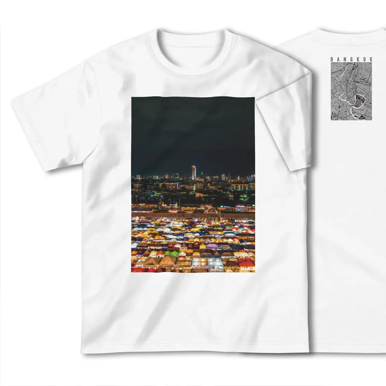 【バンコク(タイ)】Map World ハイクオリティTシャツ