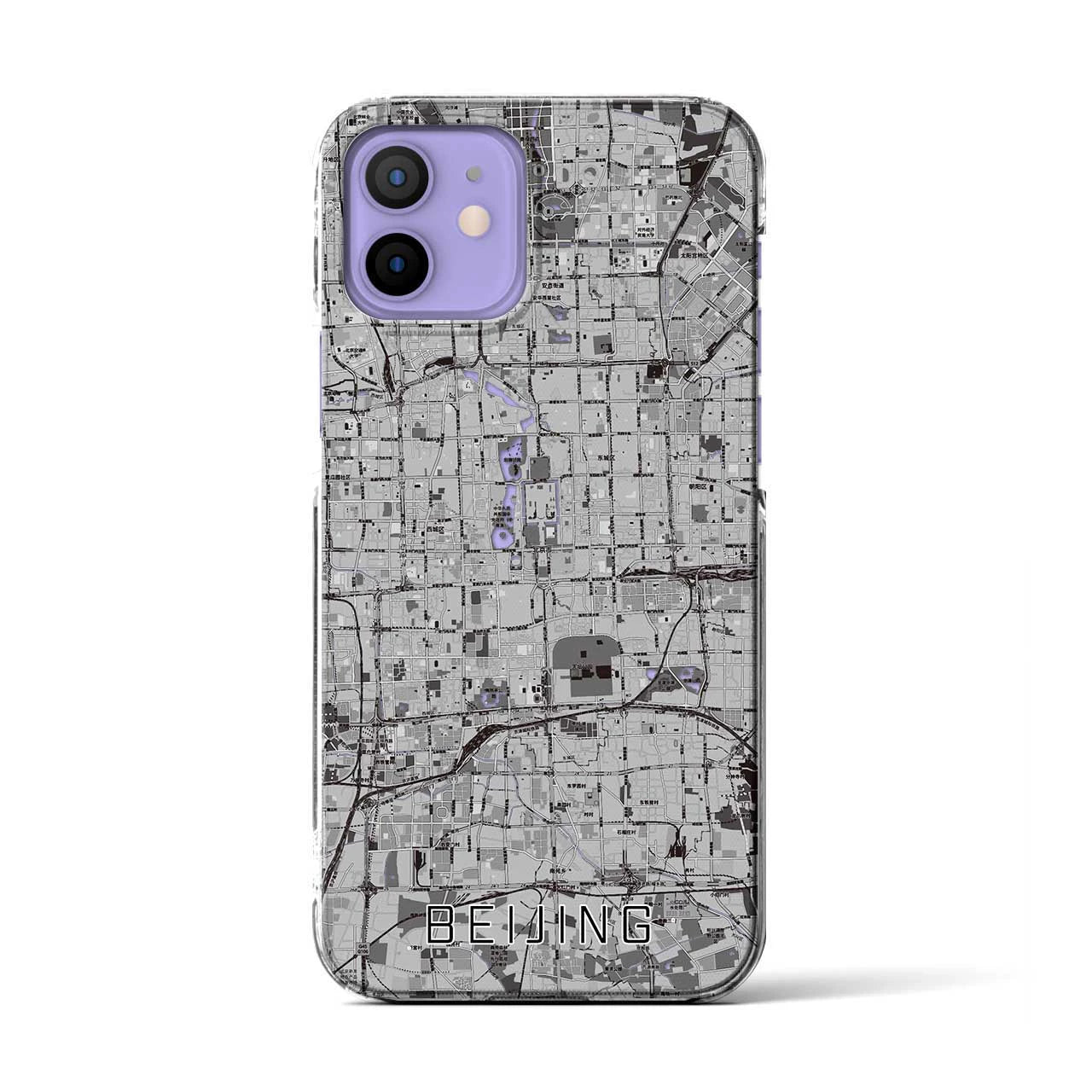 【北京(中華人民共和国)】地図柄iPhoneケース(クリアタイプ)