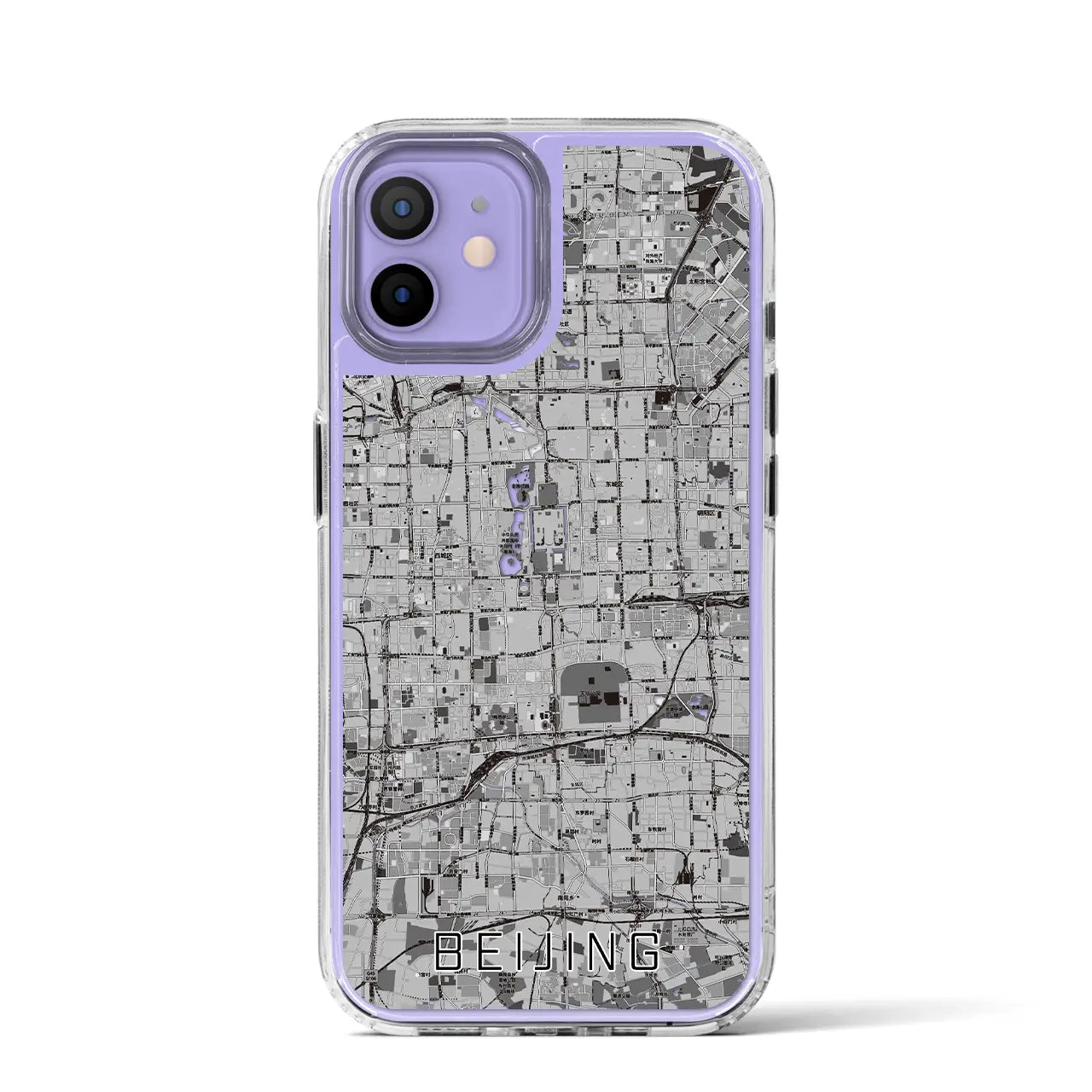 【北京(中華人民共和国)】地図柄iPhoneケース(MagSafeタイプ)