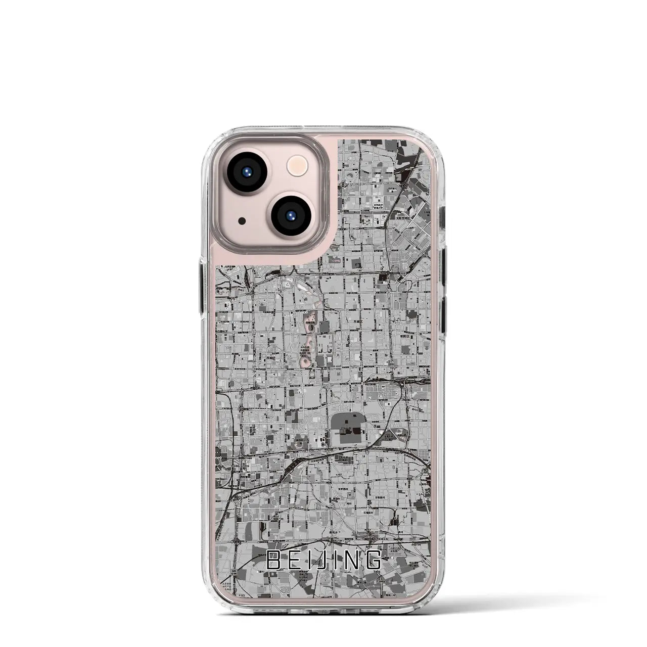 【北京(中華人民共和国)】地図柄iPhoneケース(MagSafeタイプ)