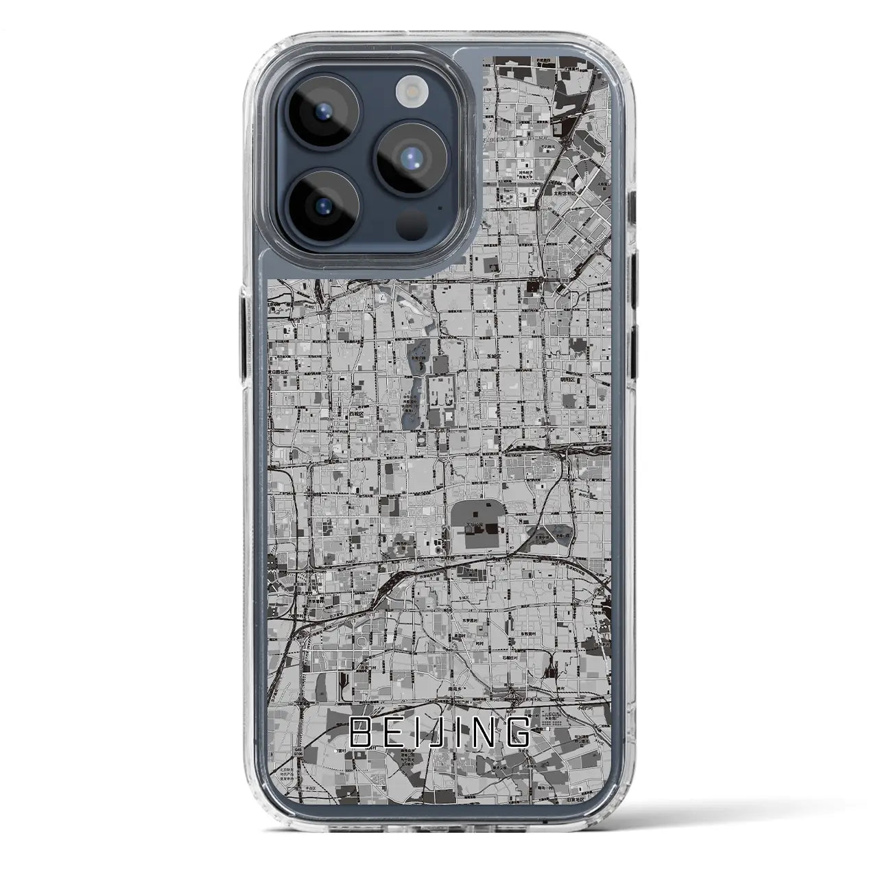 【北京(中華人民共和国)】地図柄iPhoneケース(MagSafeタイプ)