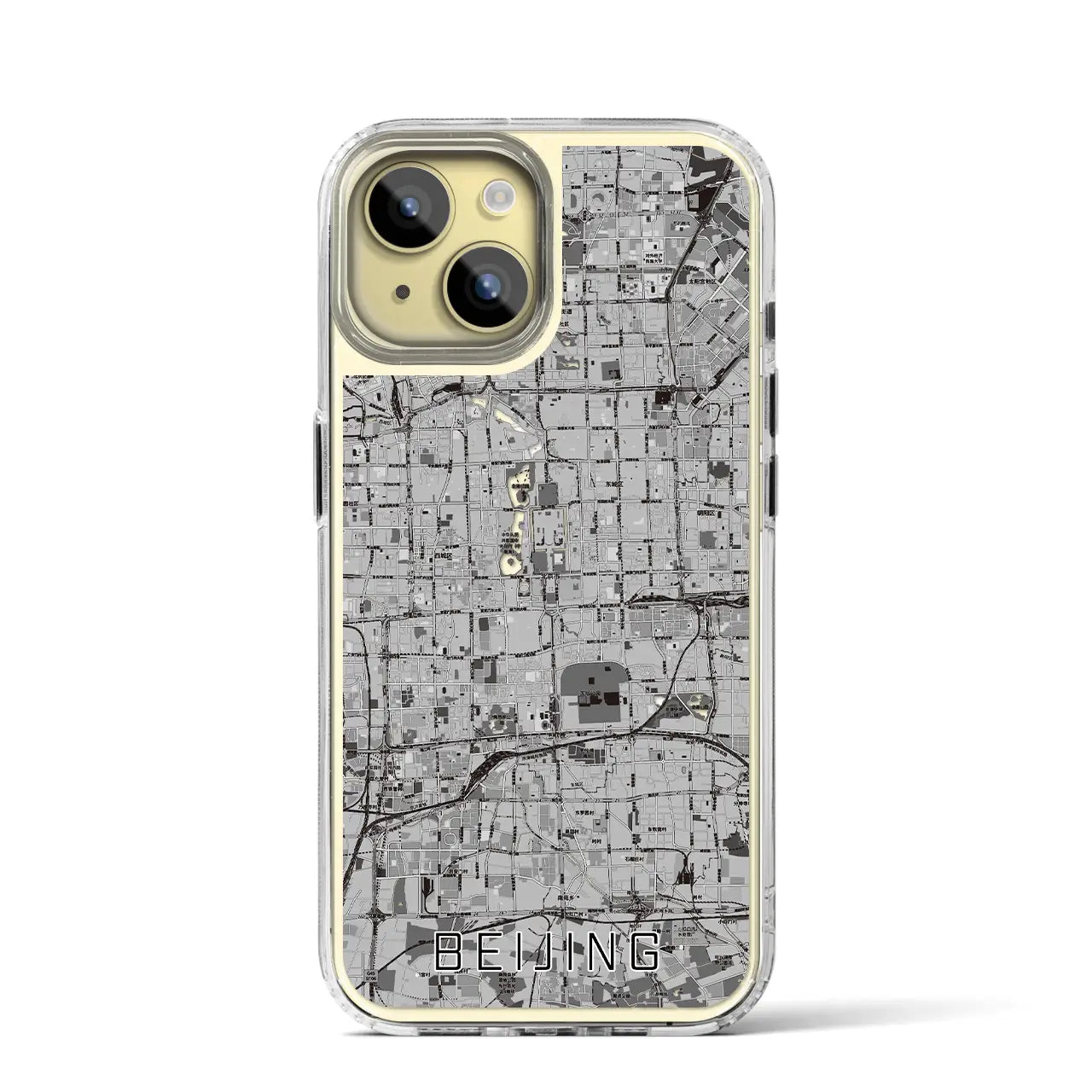 【北京(中華人民共和国)】地図柄iPhoneケース(MagSafeタイプ)