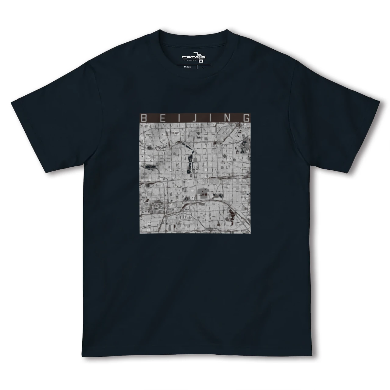 【北京(中華人民共和国)】地図柄ヘビーウェイトTシャツ