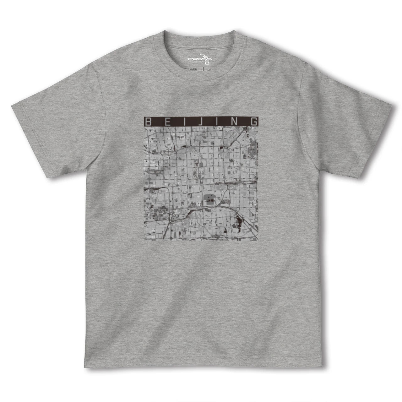 【北京(中華人民共和国)】地図柄ヘビーウェイトTシャツ