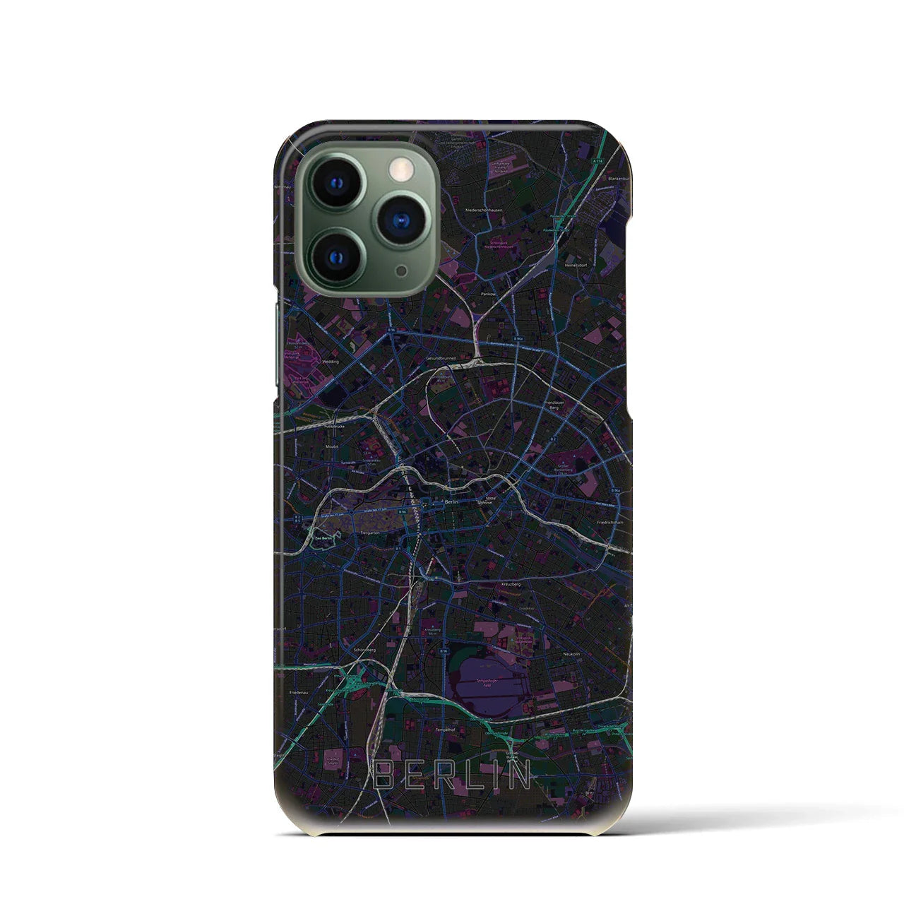 【ベルリン(ドイツ)】地図柄iPhoneケース(バックカバータイプ)