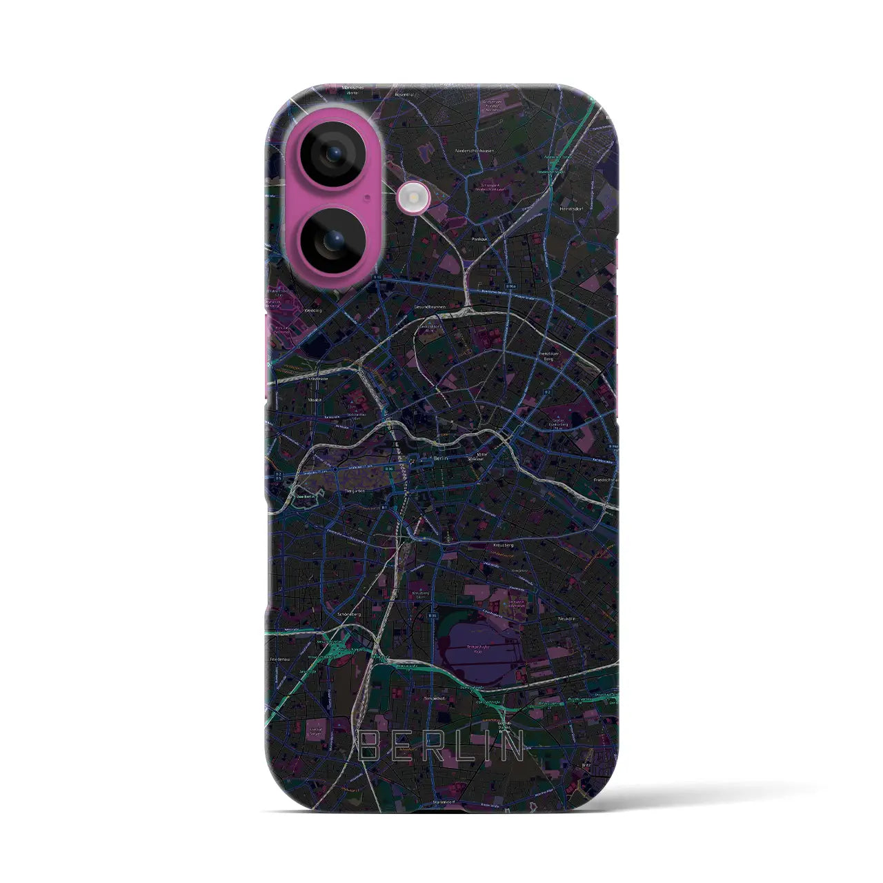 【ベルリン(ドイツ)】地図柄iPhoneケース(バックカバータイプ)